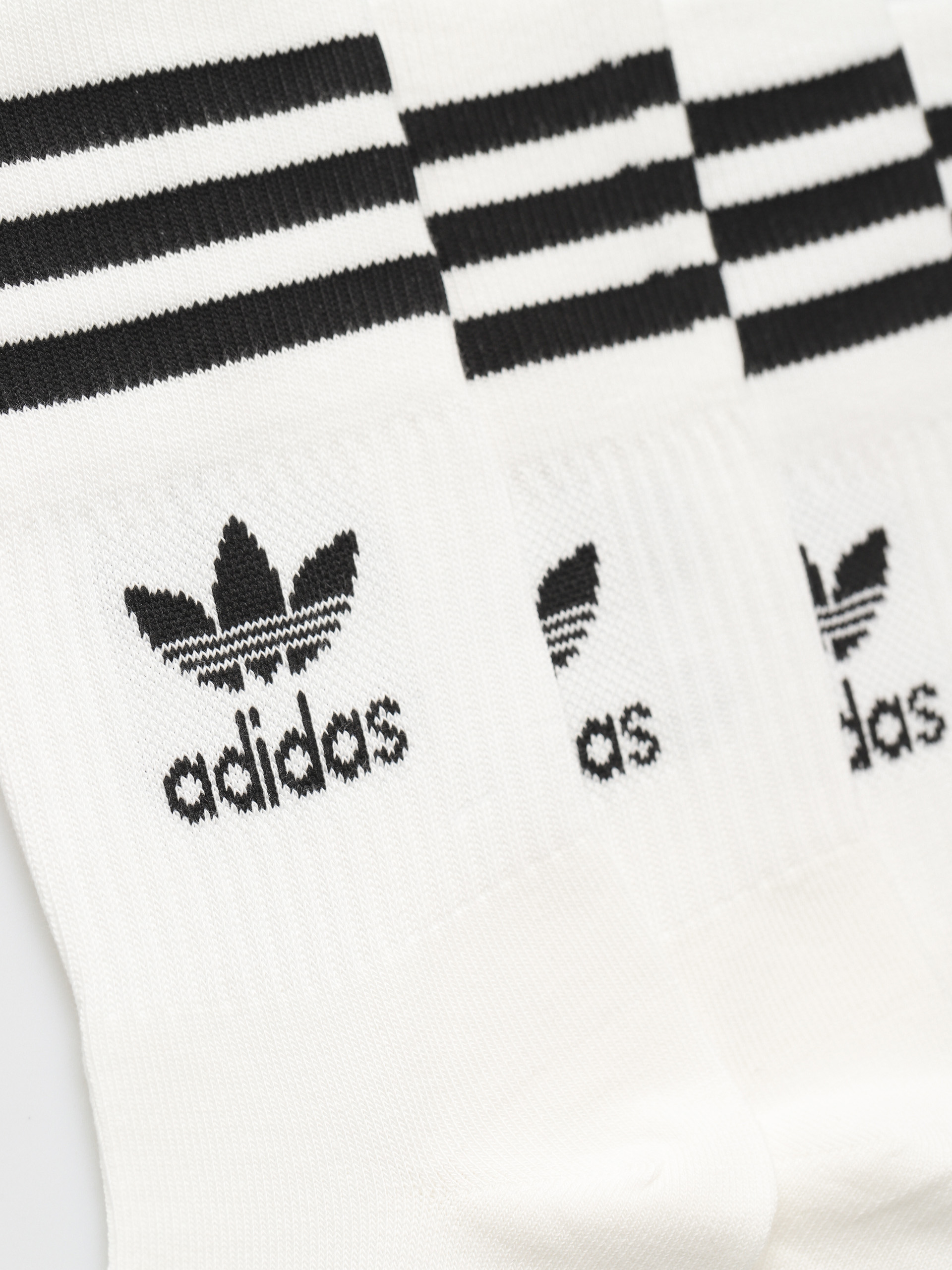 Ponožky adidas Originals Mid Cut Crw 5Pp (white)