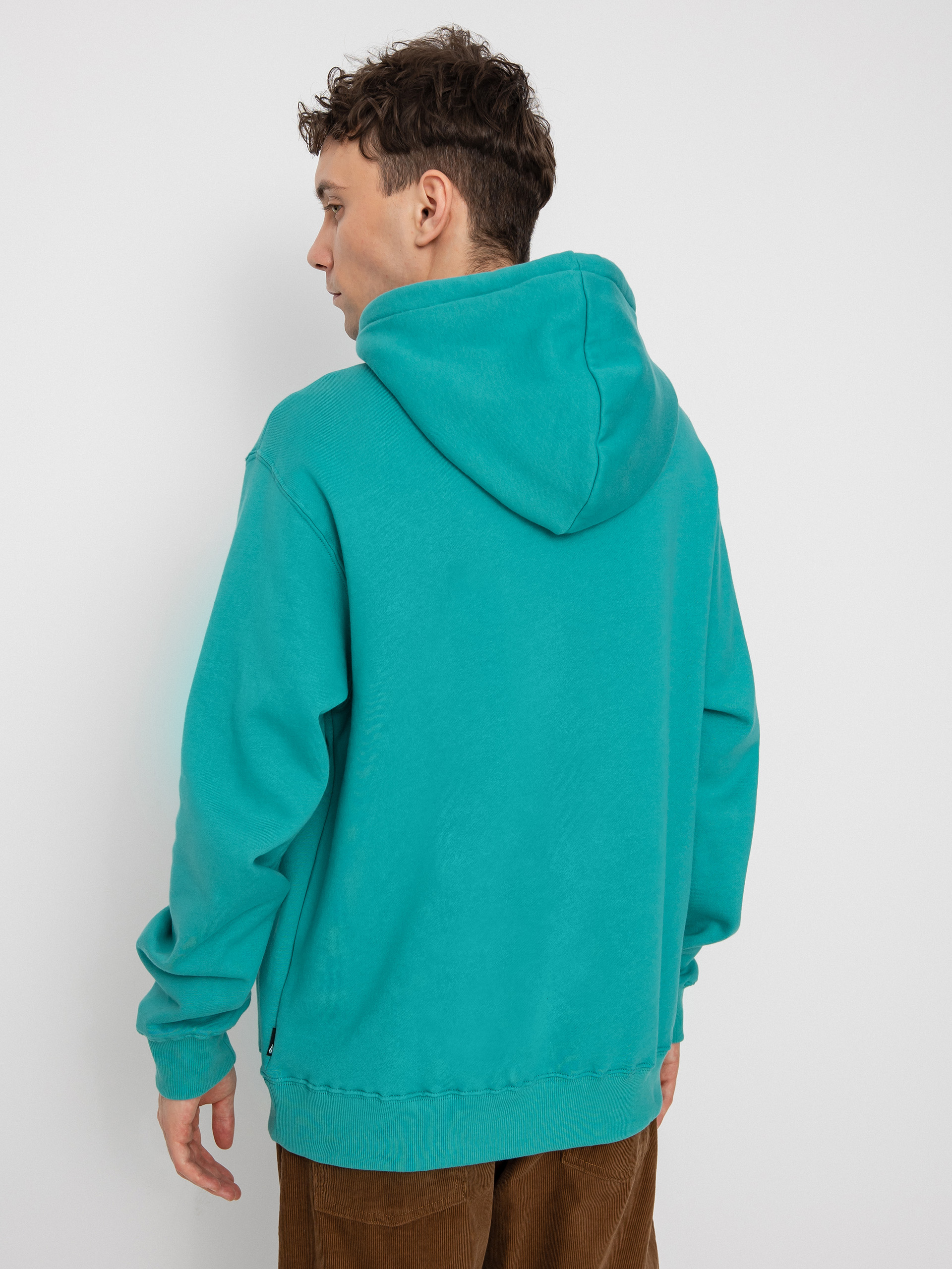 Mikina s kapucňou Volcom Stone HD (temple teal)