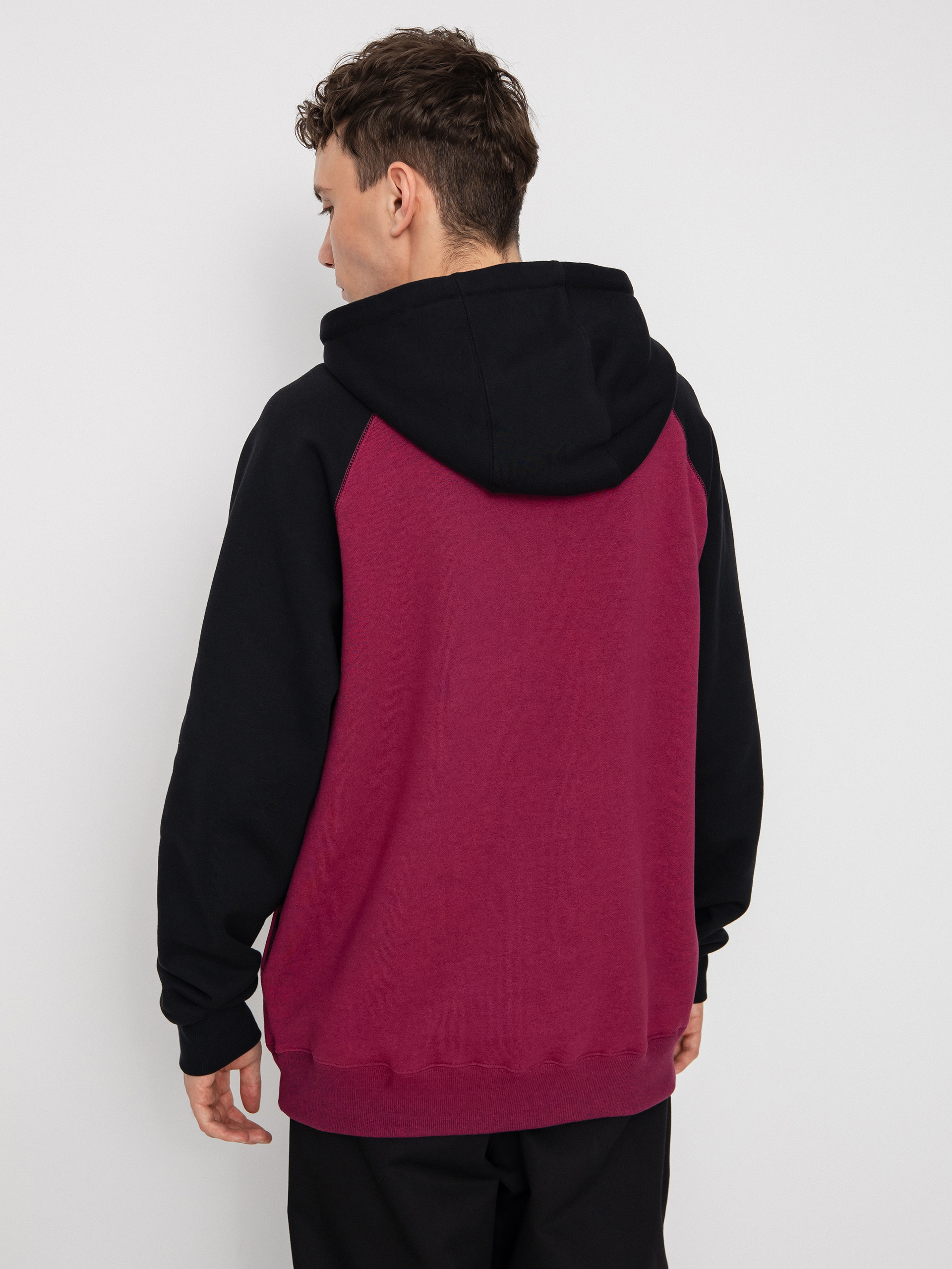 Mikina s kapucňou Volcom Homak HD (plum)