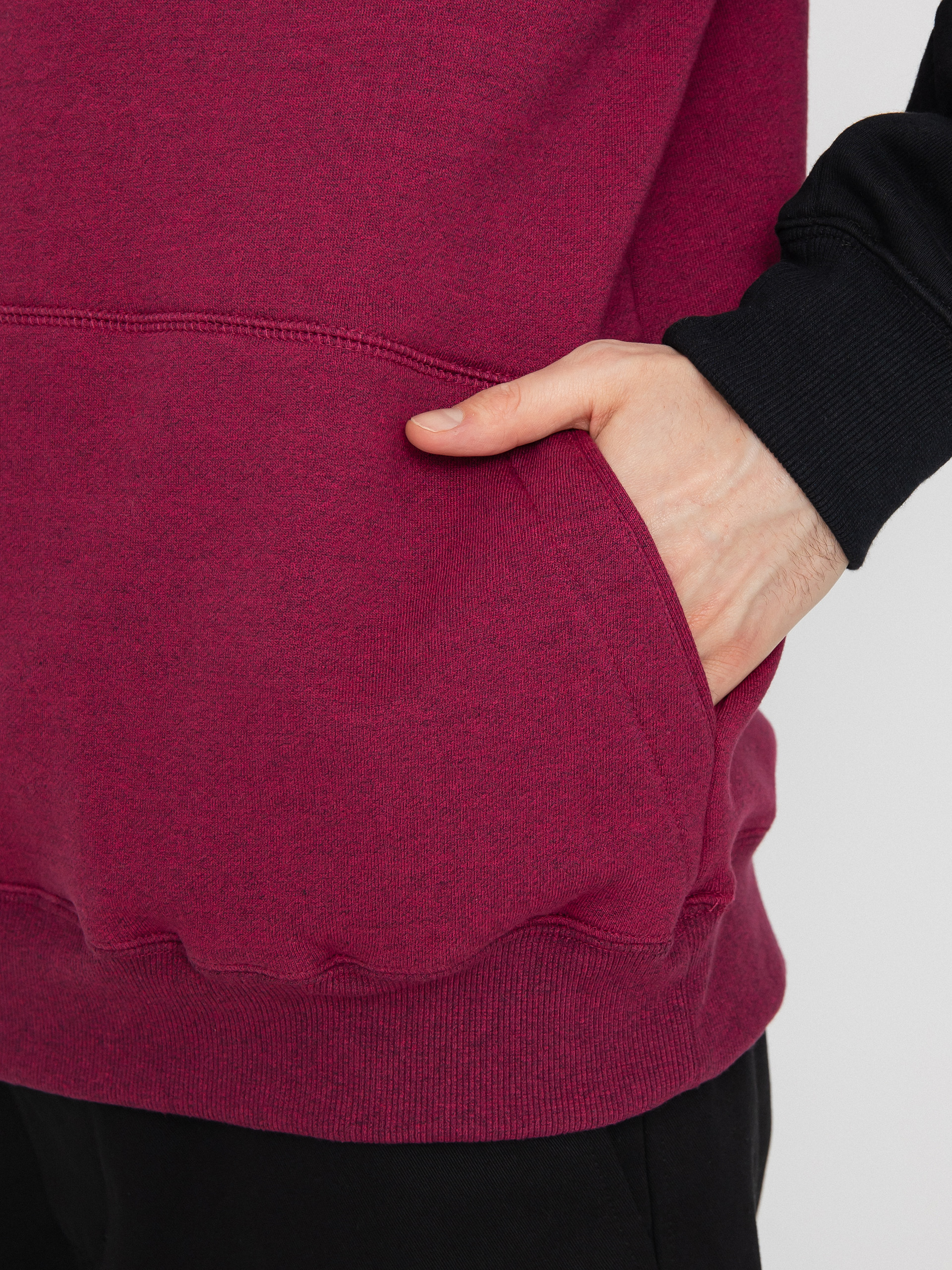 Mikina s kapucňou Volcom Homak HD (plum)