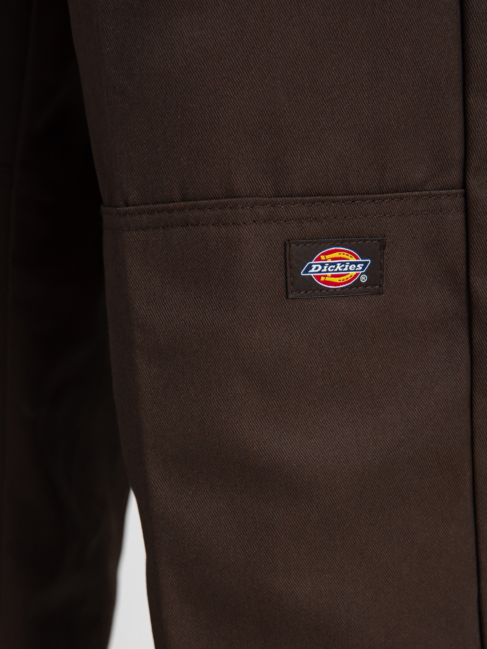 Nohavice Dickies Double Knee (dark brown)