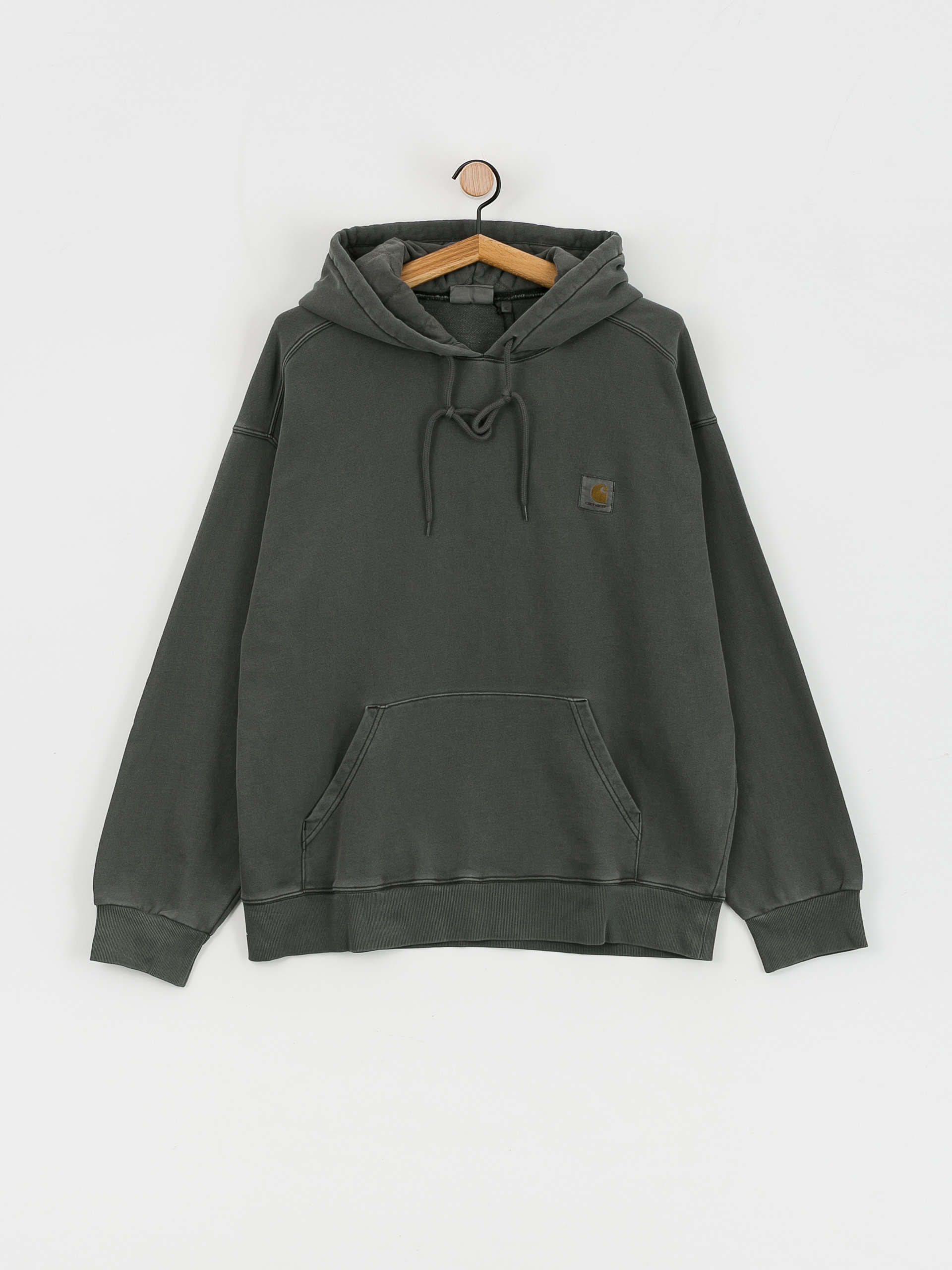 Mikina s kapucu0148ou Carhartt WIP Nelson HD (black)