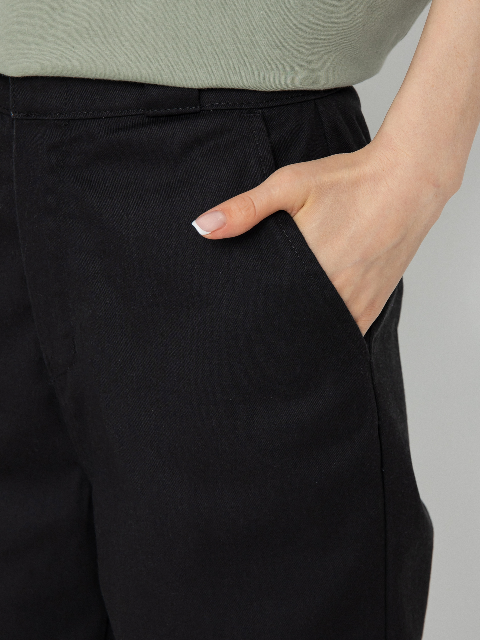 Nohavice Dickies Phoenix Split Hem Long Wmn (black)