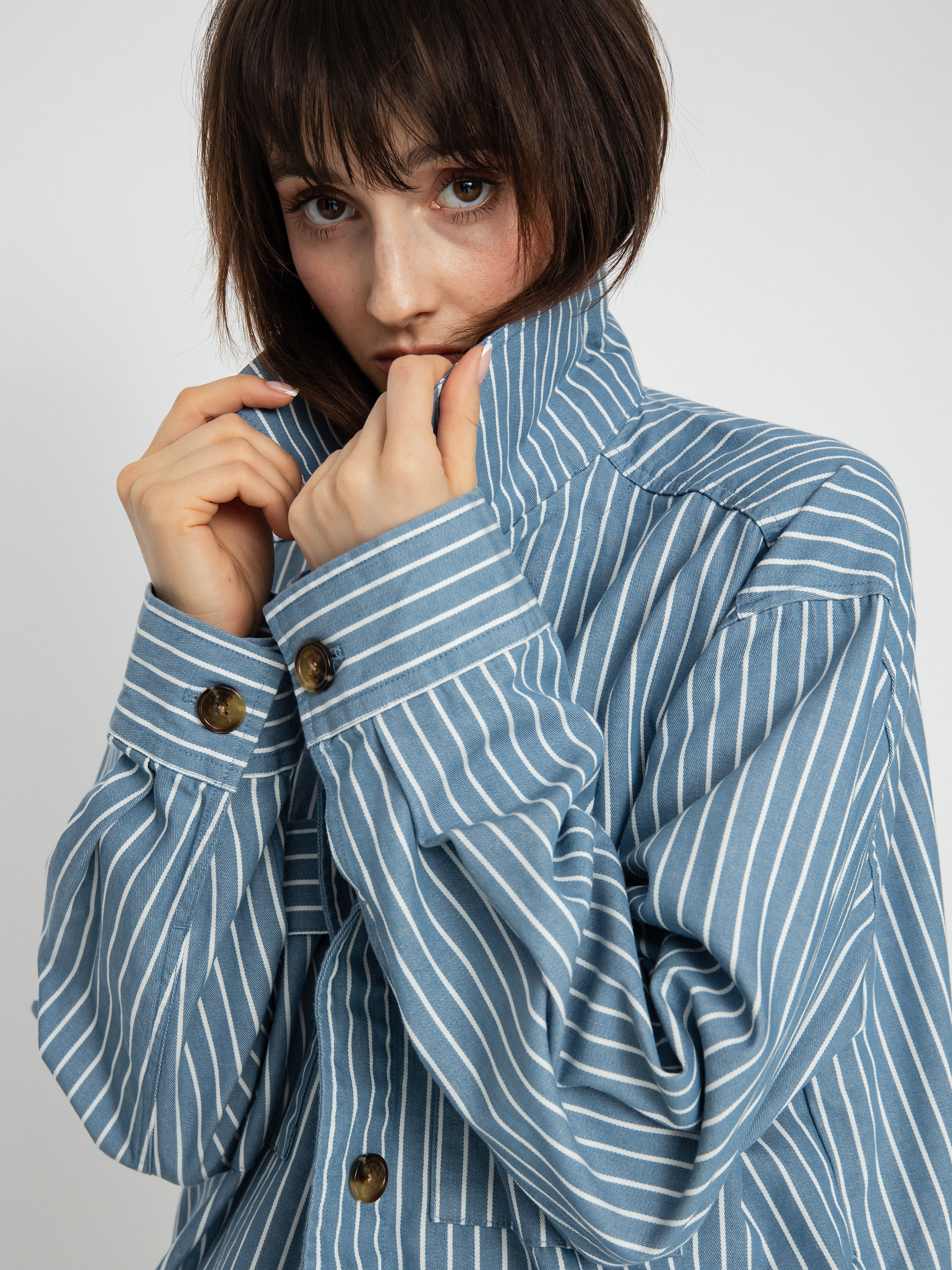 Bunda Brixton Stark Trucker Wmn (blue heaven)