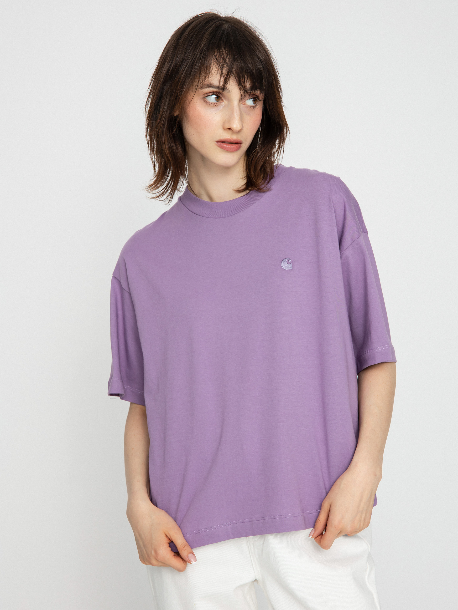 Tričko Carhartt WIP Chester Wmn (violanda)