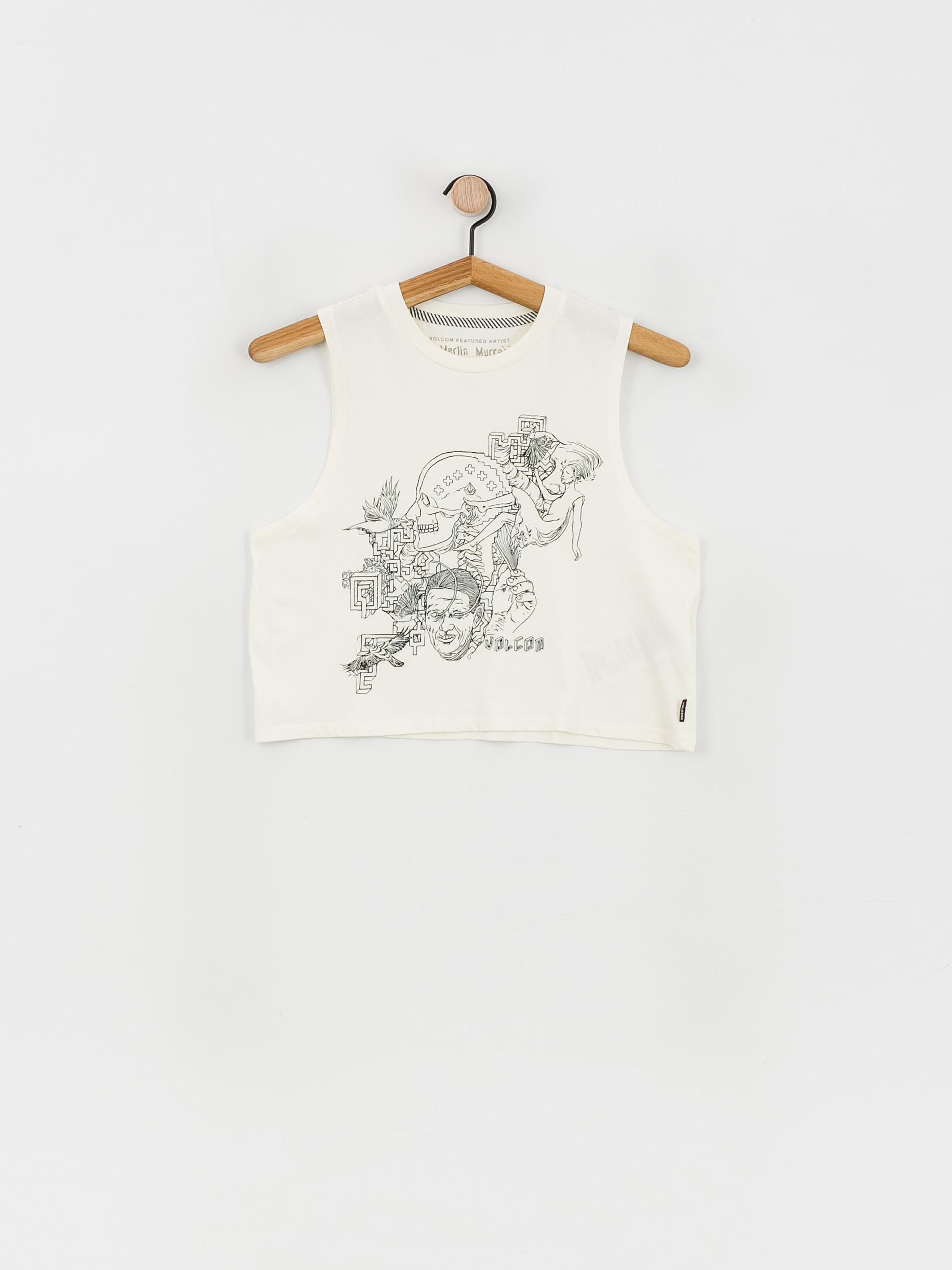 Tričko Volcom Fa Ed Merlin Murray Wmn (star white)