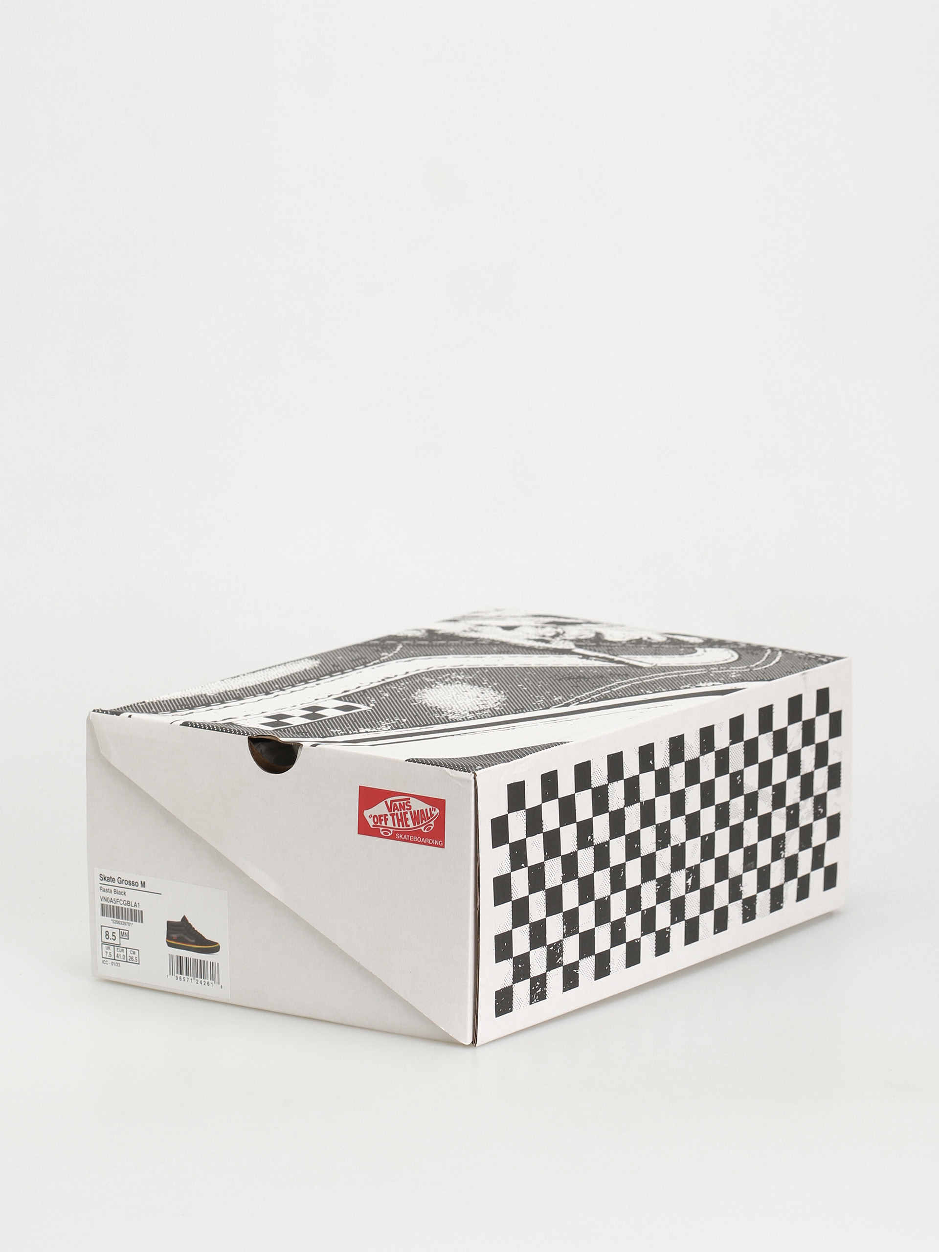 Topánky Vans Skate Grosso Mid (rasta black)