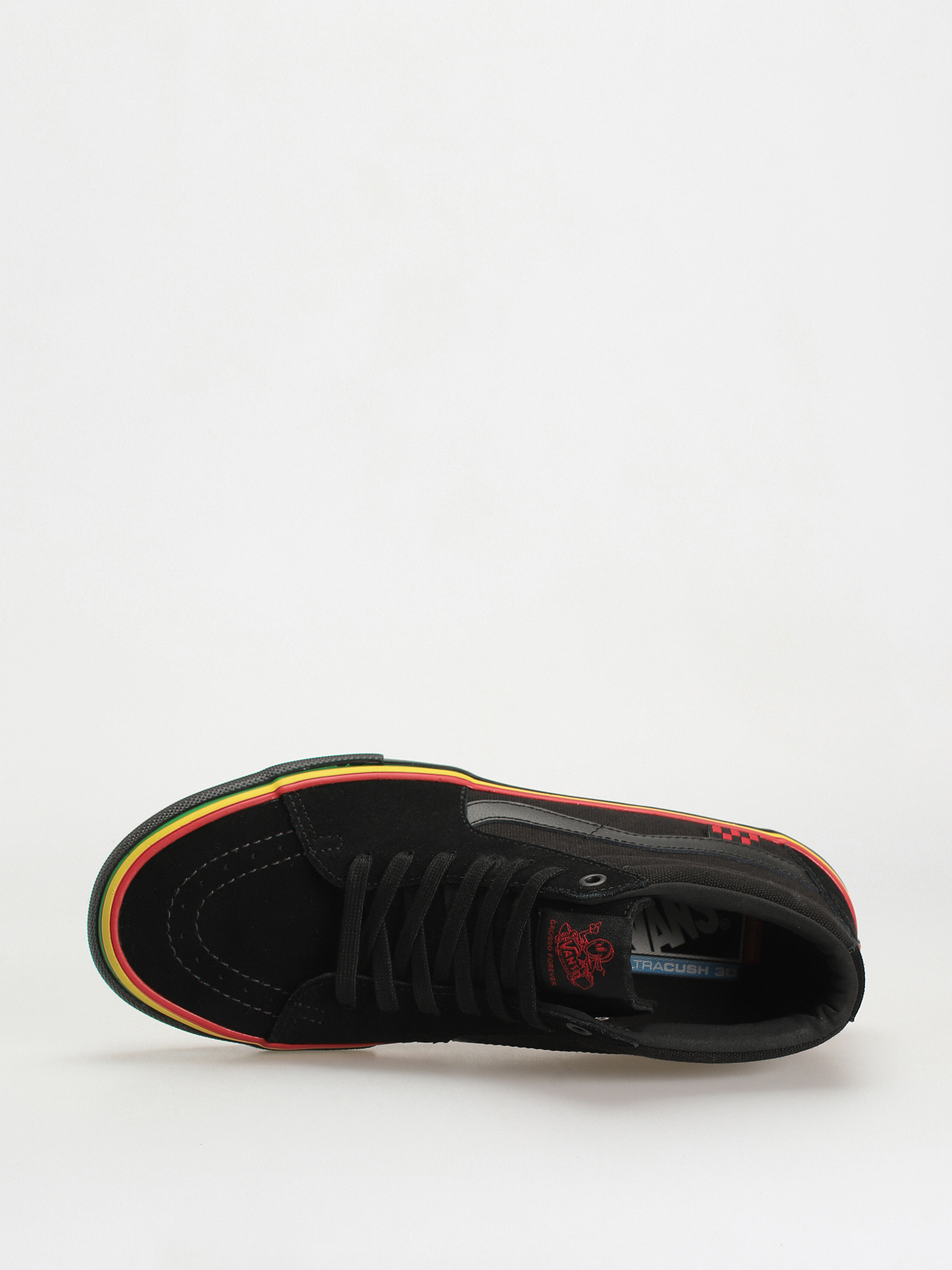 Topánky Vans Skate Grosso Mid (rasta black)