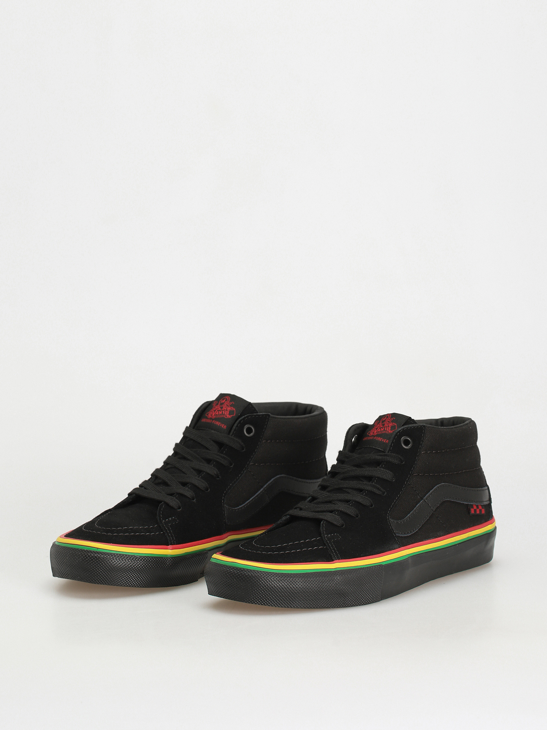 Topánky Vans Skate Grosso Mid (rasta black)