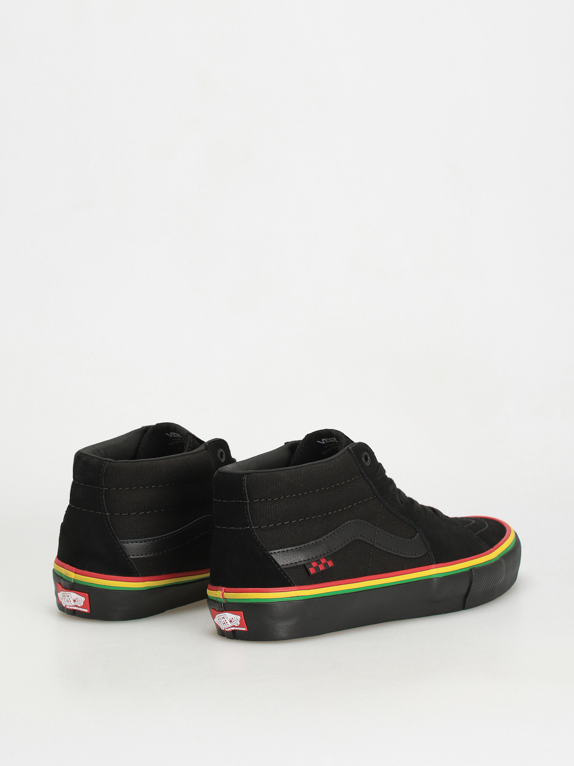 Topánky Vans Skate Grosso Mid (rasta black)