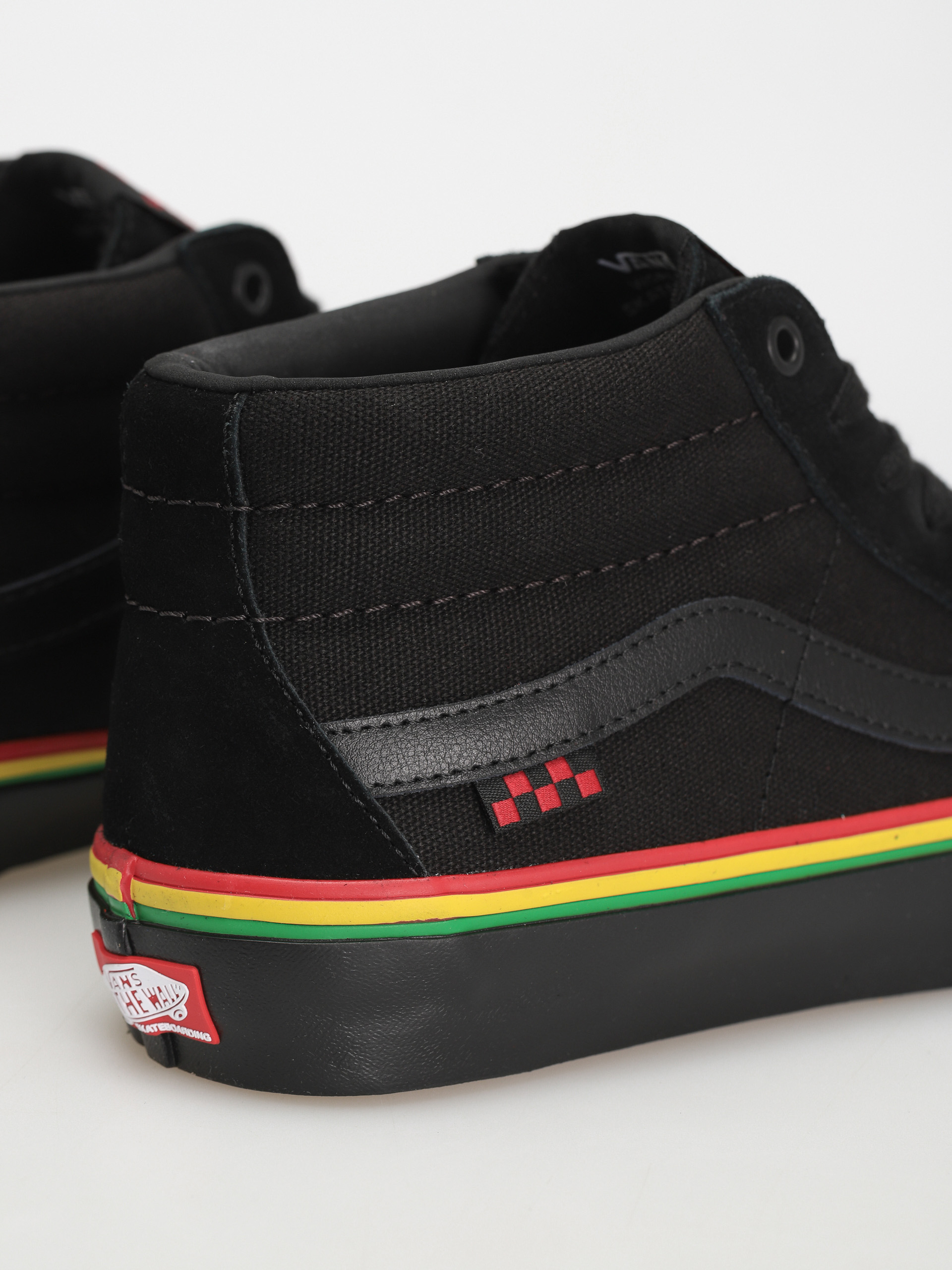 Topánky Vans Skate Grosso Mid (rasta black)