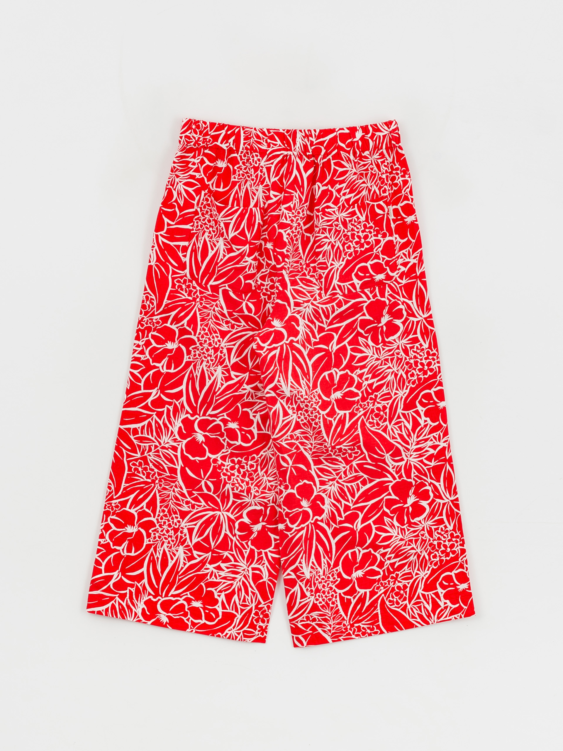 Nohavice Brixton Indo Linen Wide Leg Wmn (aloha red)