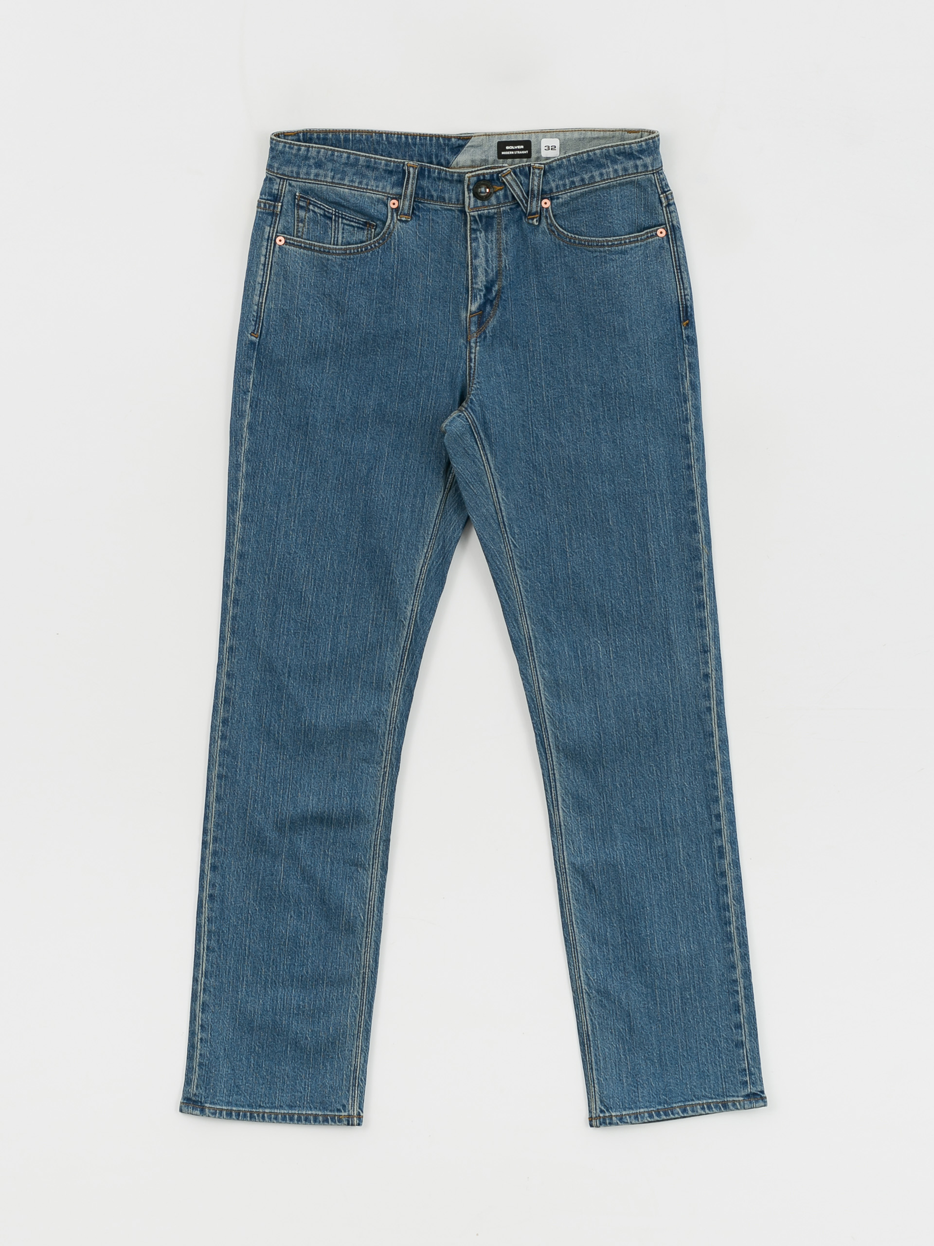 Nohavice Volcom Solver Denim (aged indigo)