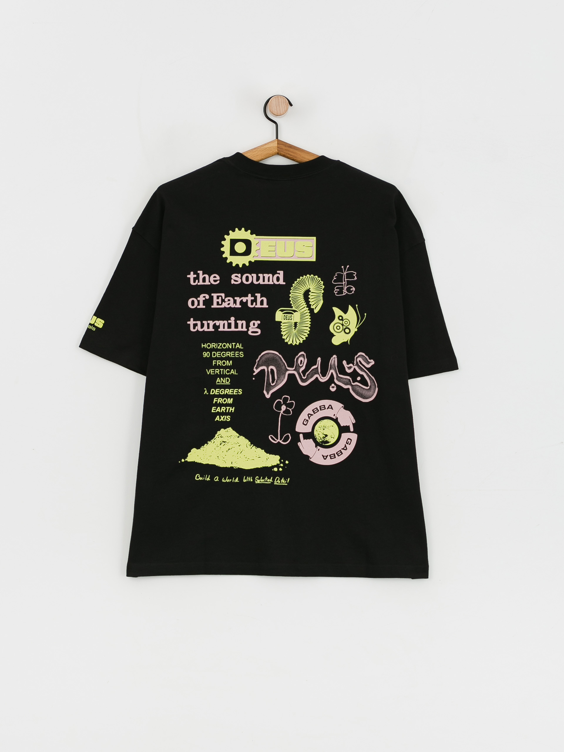 Tričko Deus Ex Machina Service Manual (black)