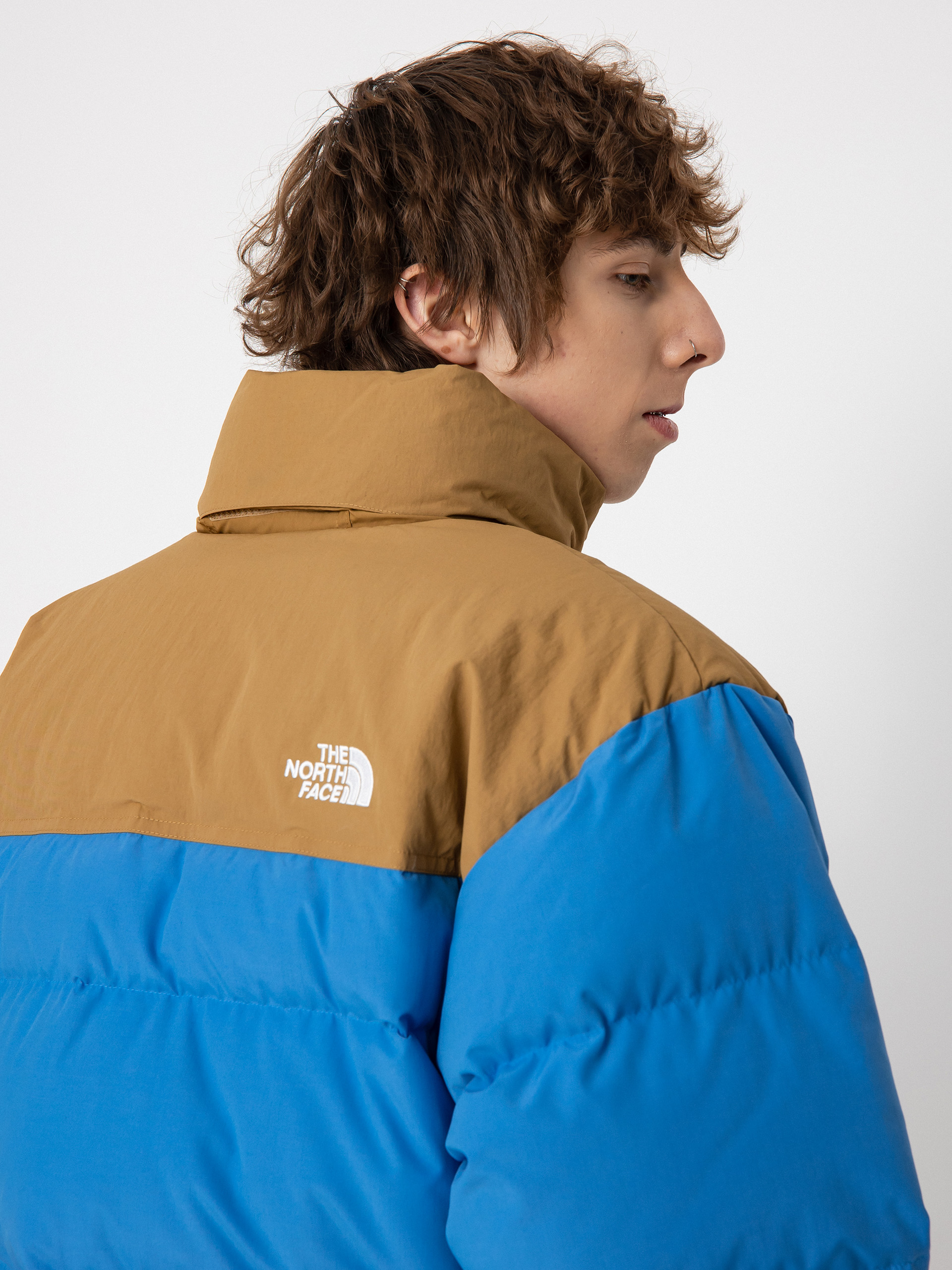Bunda The North Face 92 Low-Fi Hi-Tek Nuptse (super sonic blue/utility brown)