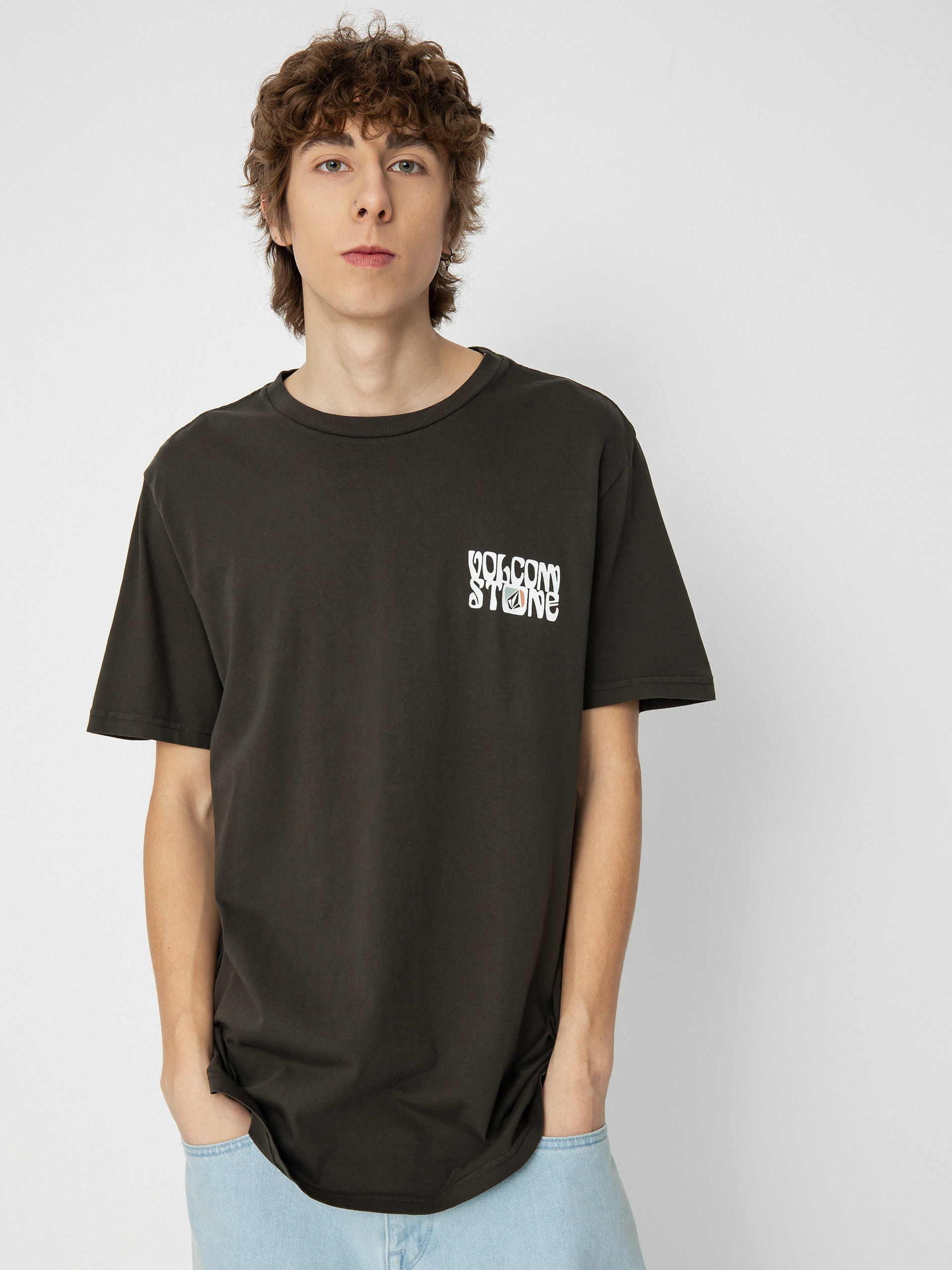 Tričko Volcom Feline (rinsed black)