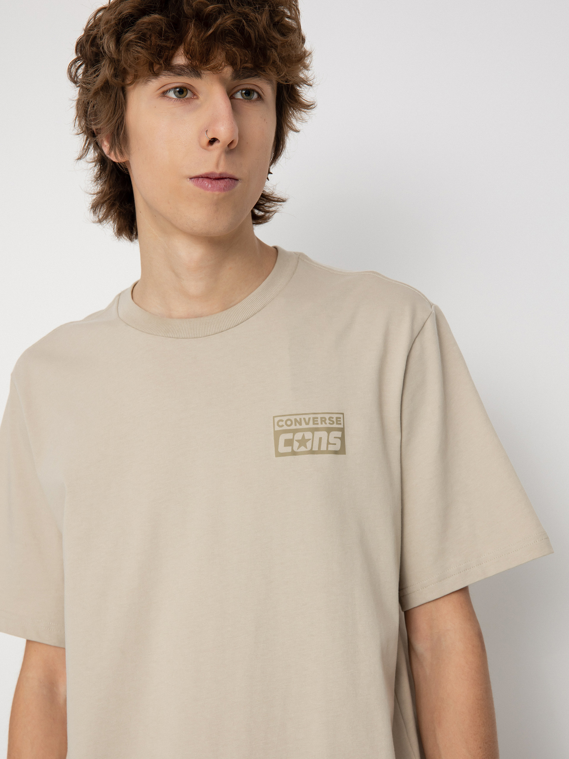 Tričko Converse Cons Short (beach stone)