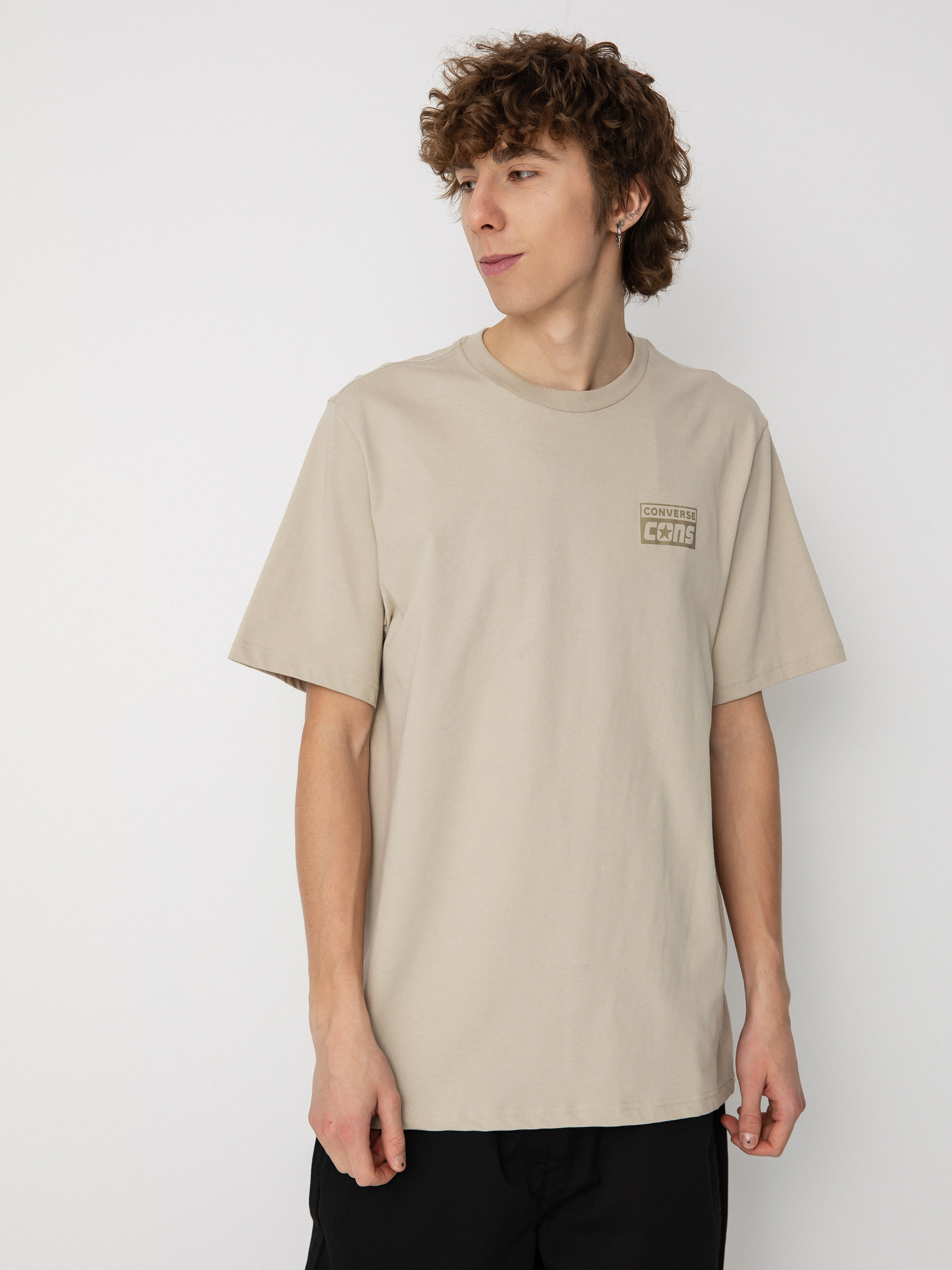 Tričko Converse Cons Short (beach stone)