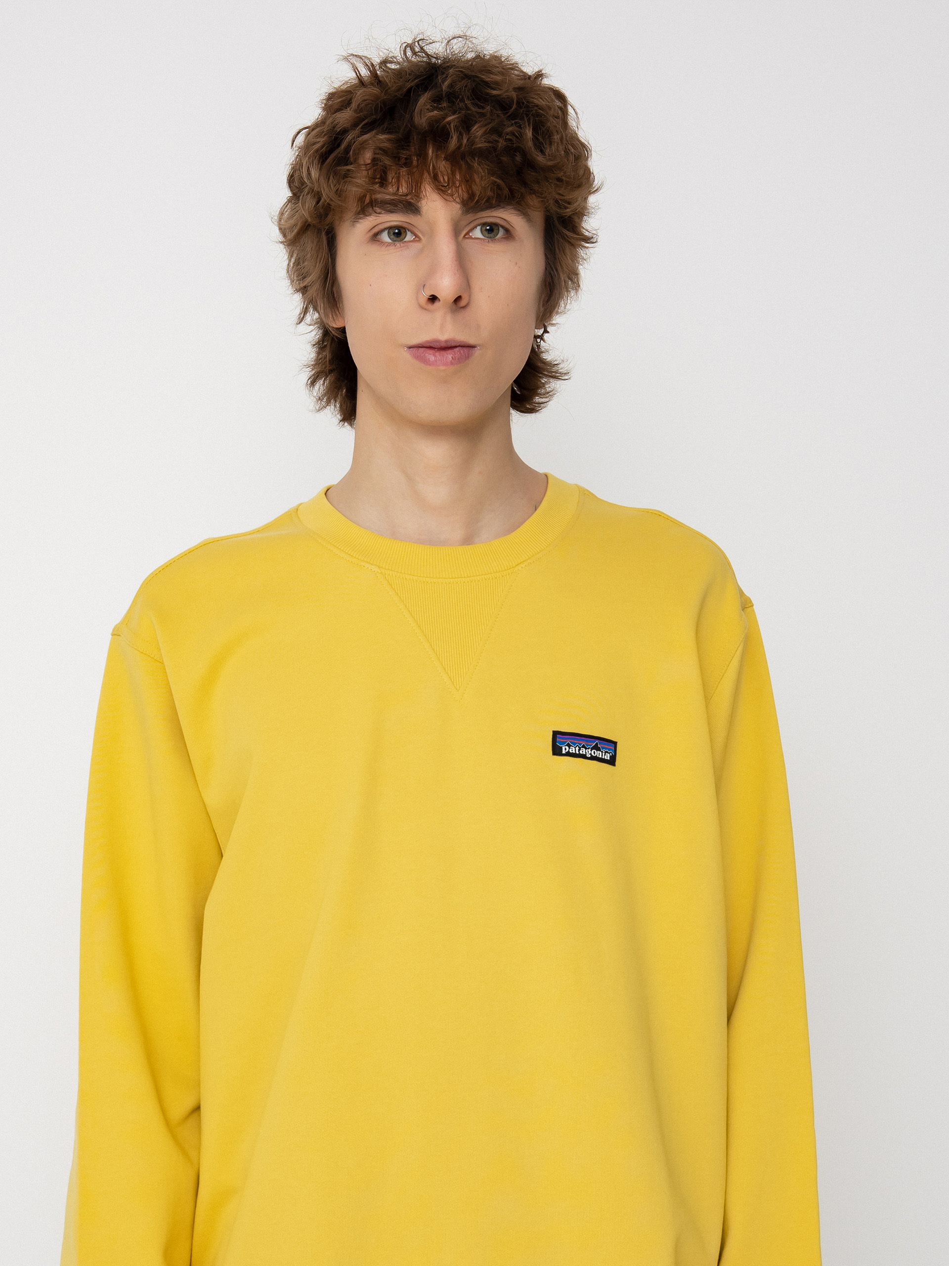 Mikina Patagonia Regenerative Organic Certified Cotton Crewneck (surfboard yellow)