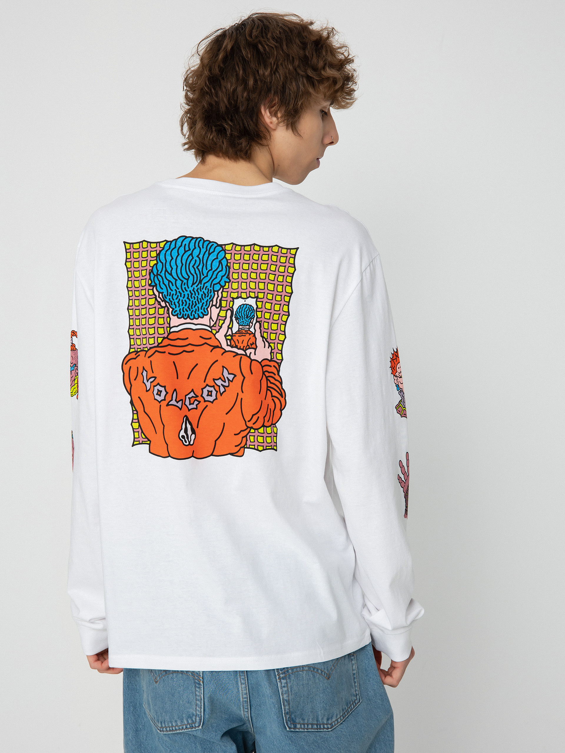 Triko Volcom Connected Minds (white)