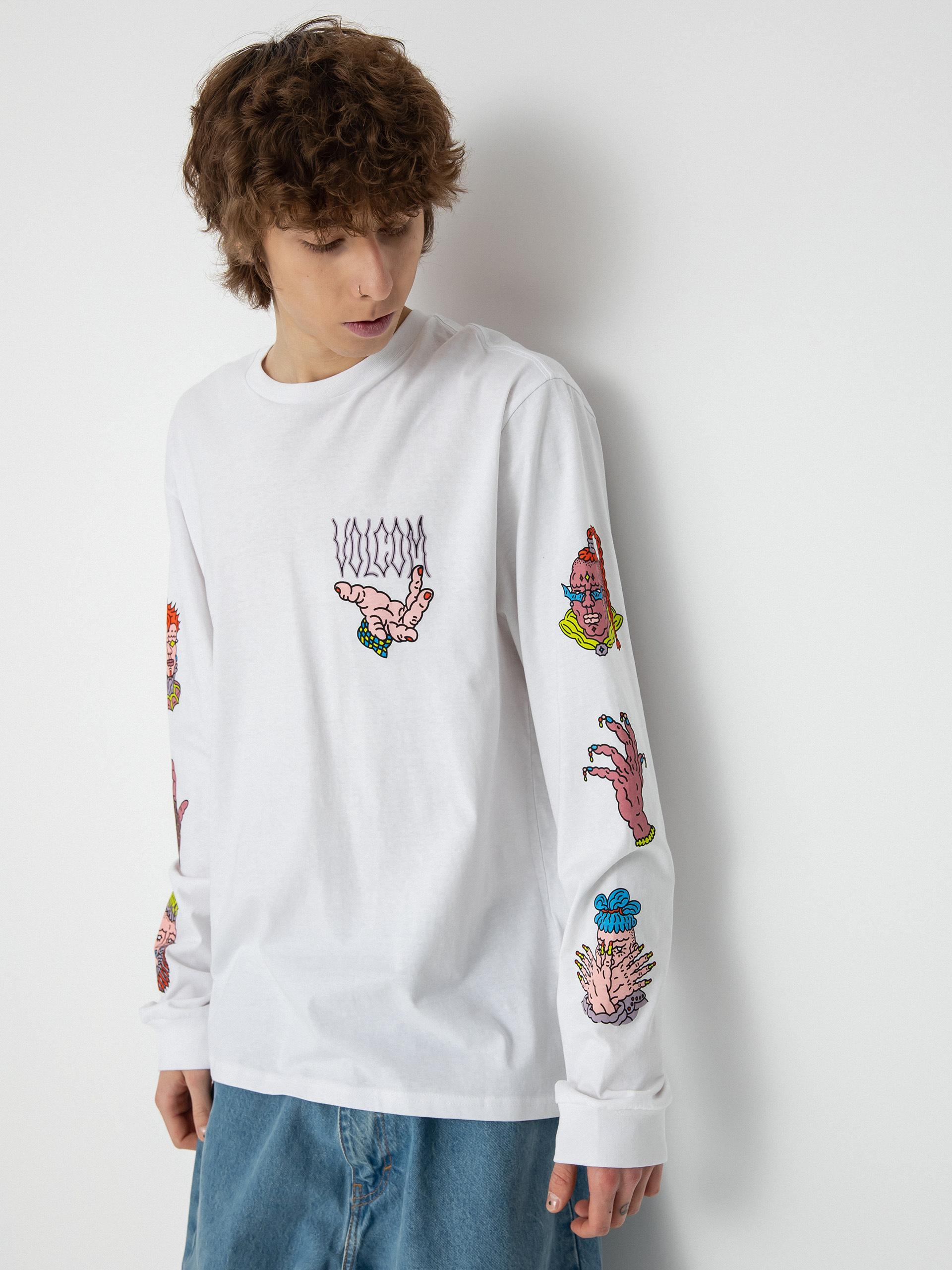 Triko Volcom Connected Minds (white)