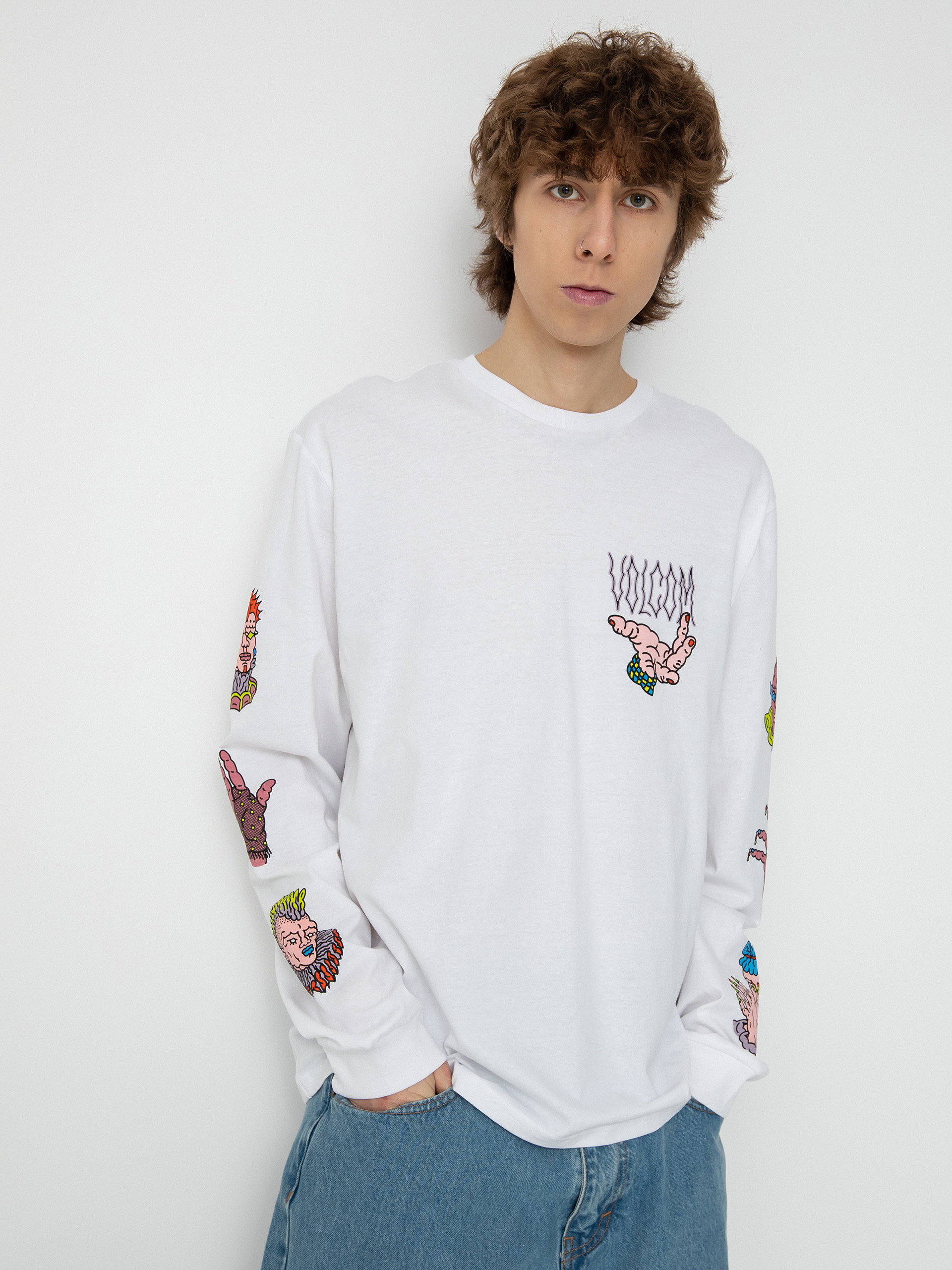 Triko Volcom Connected Minds (white)