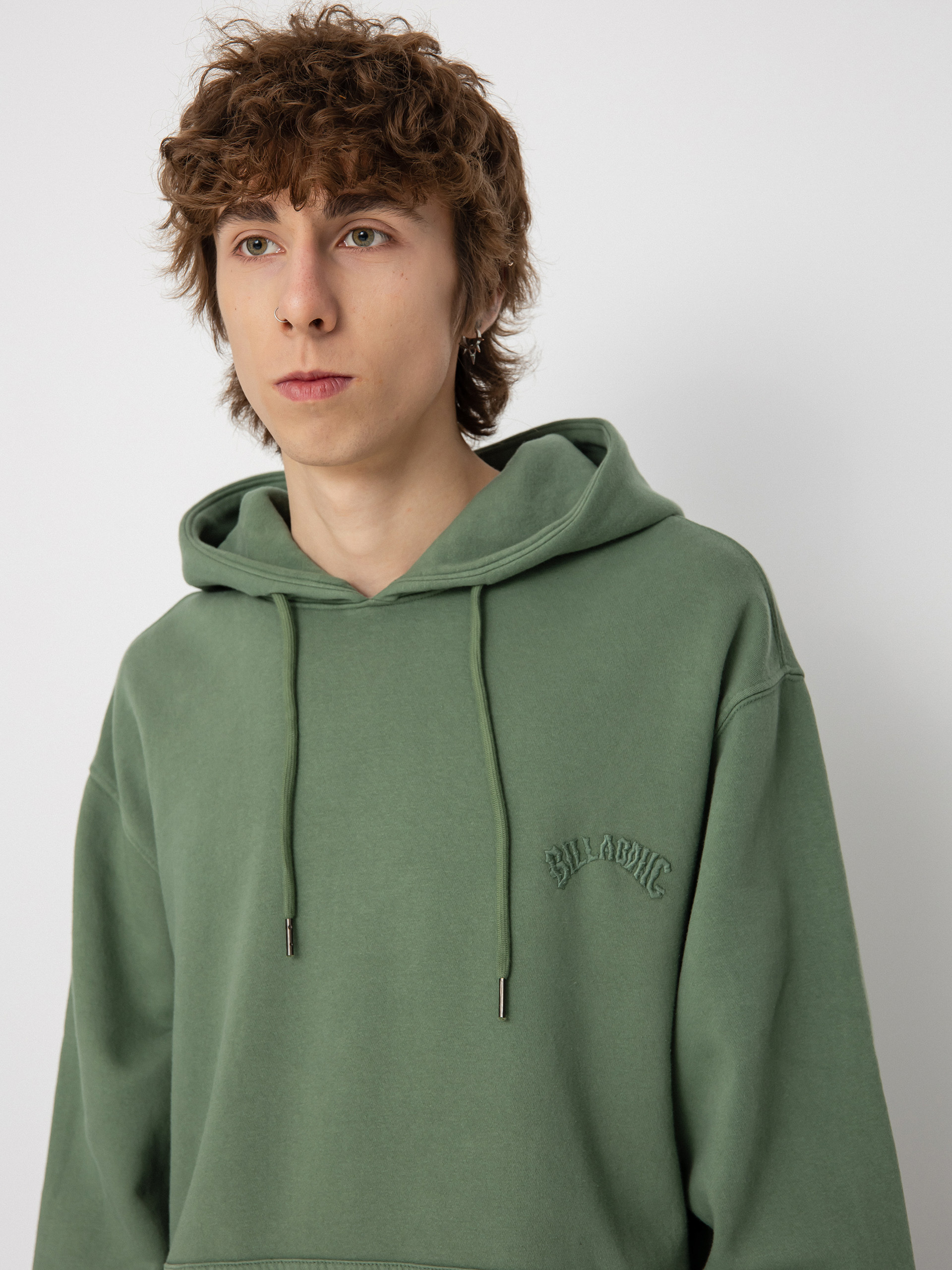 Mikina s kapucňou Billabong Wave Washed HD (sage)
