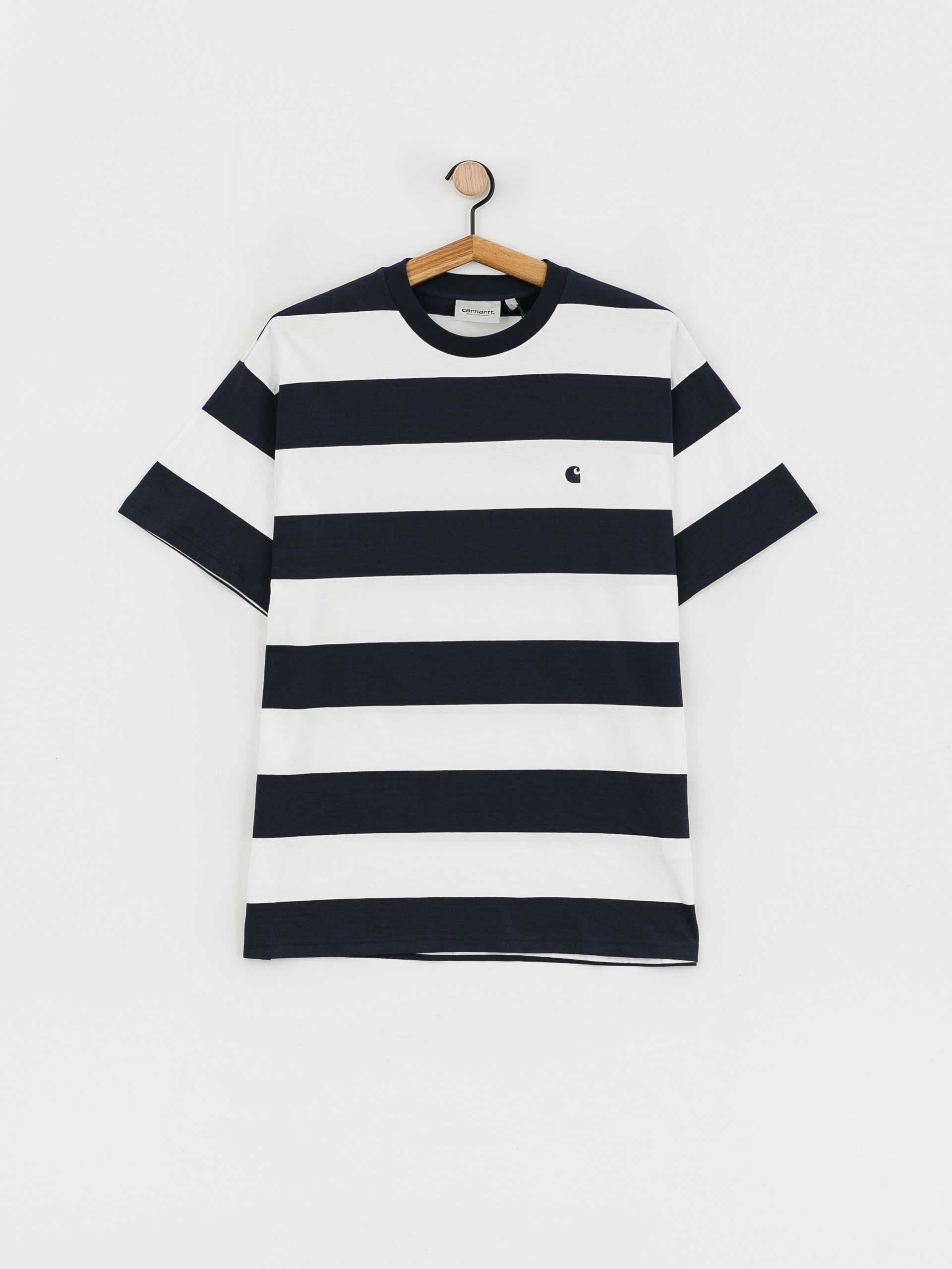 Tričko Carhartt WIP Dampier (dampier stripe atom blue/white)