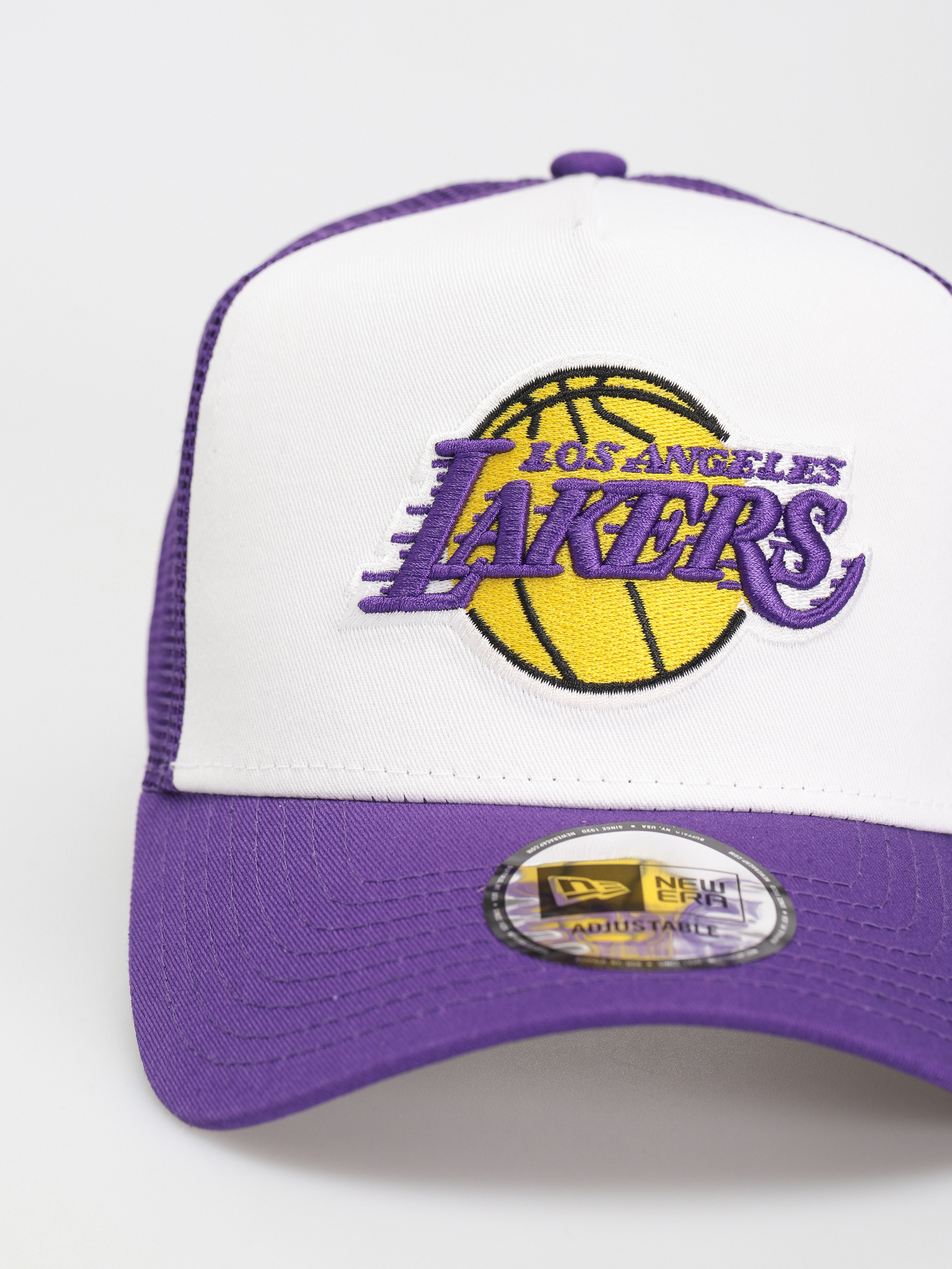 Šiltovka New Era Team Colour Block Trucker Los Angeles Lakers (white/purple)