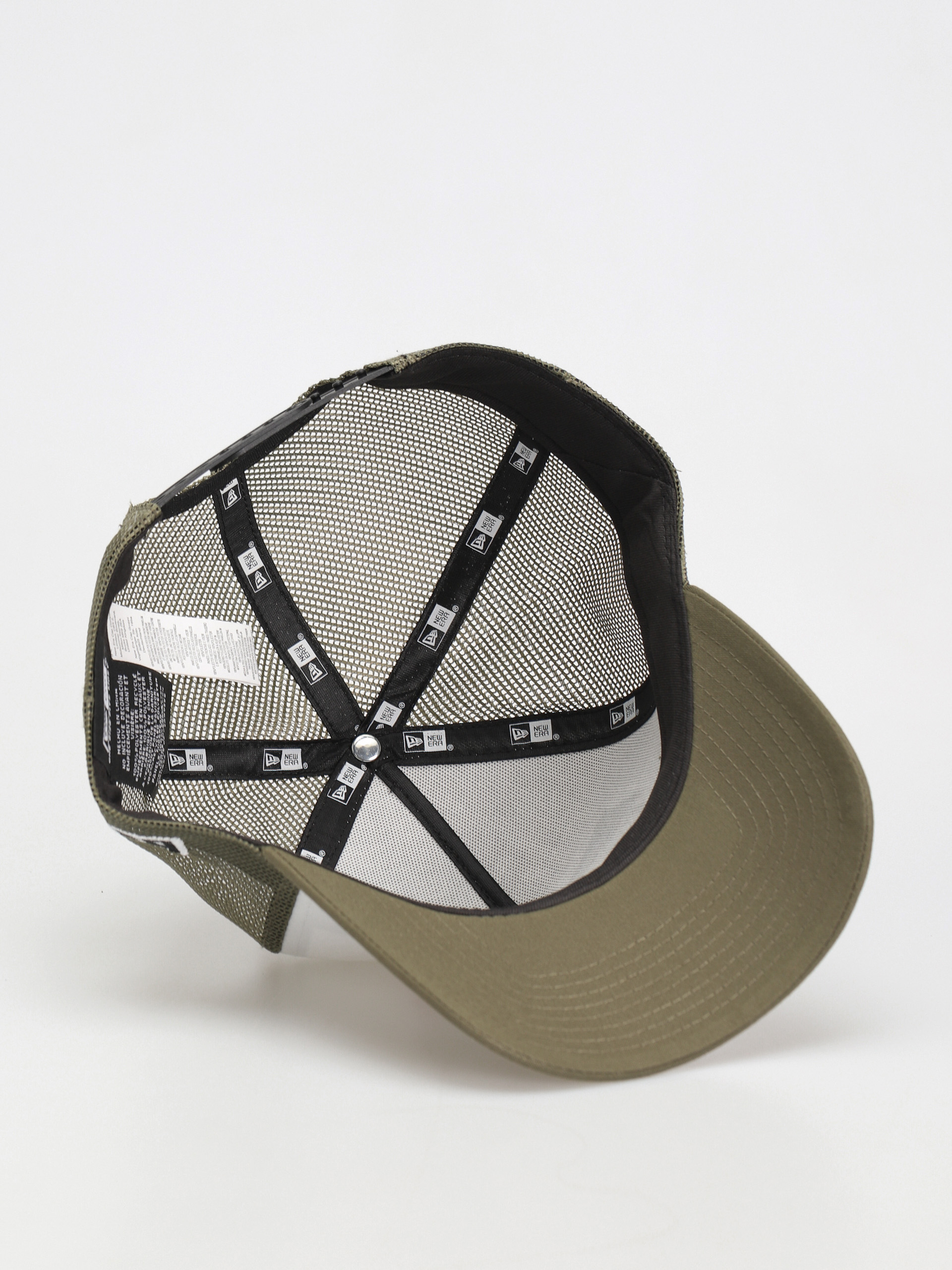 Šiltovka New Era US State Wordmark Trucker (olive/white)