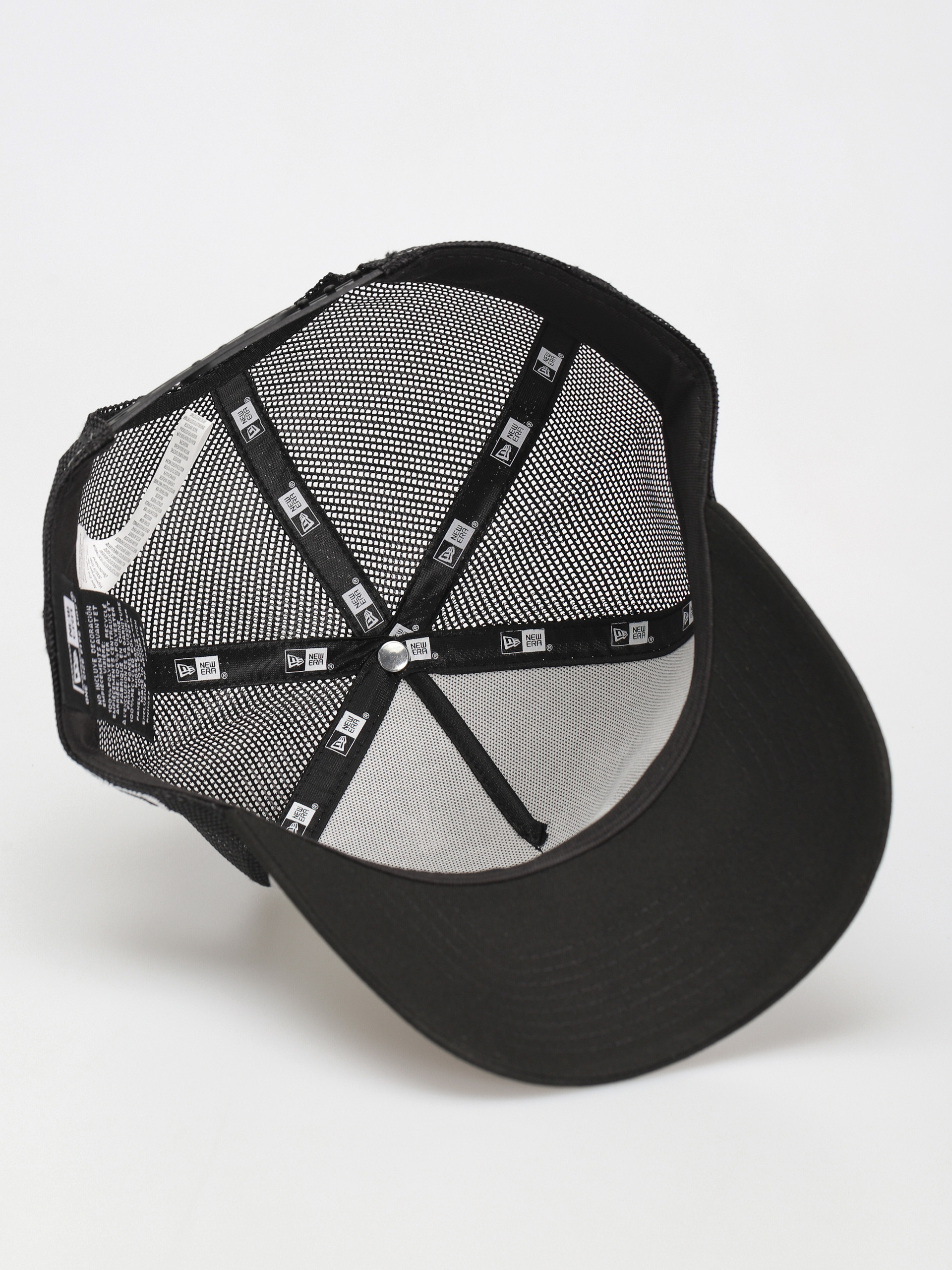Šiltovka New Era US State Wordmark Trucker (black/white)