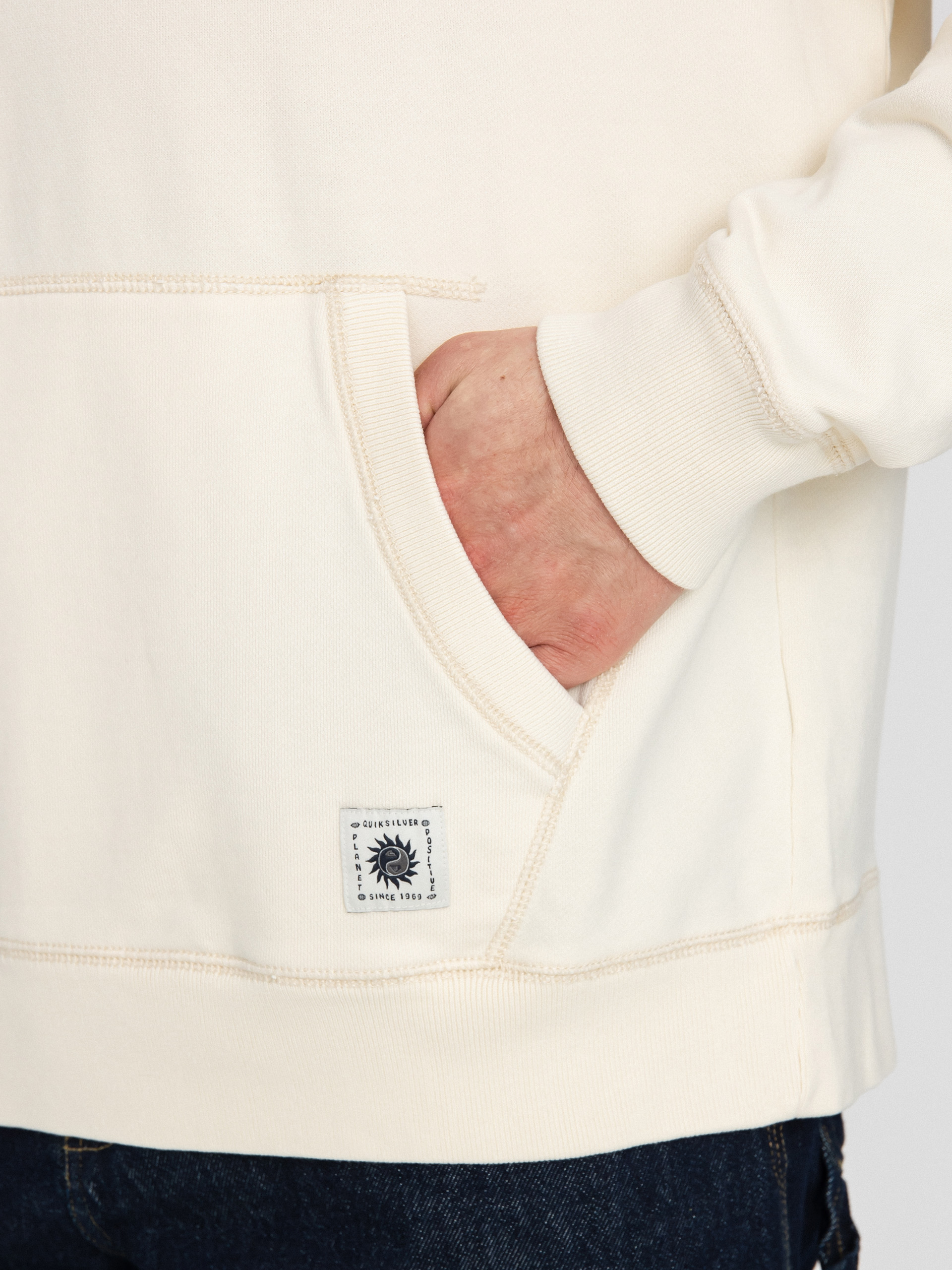 Mikina s kapucňou Quiksilver Trip Away HD (birch)