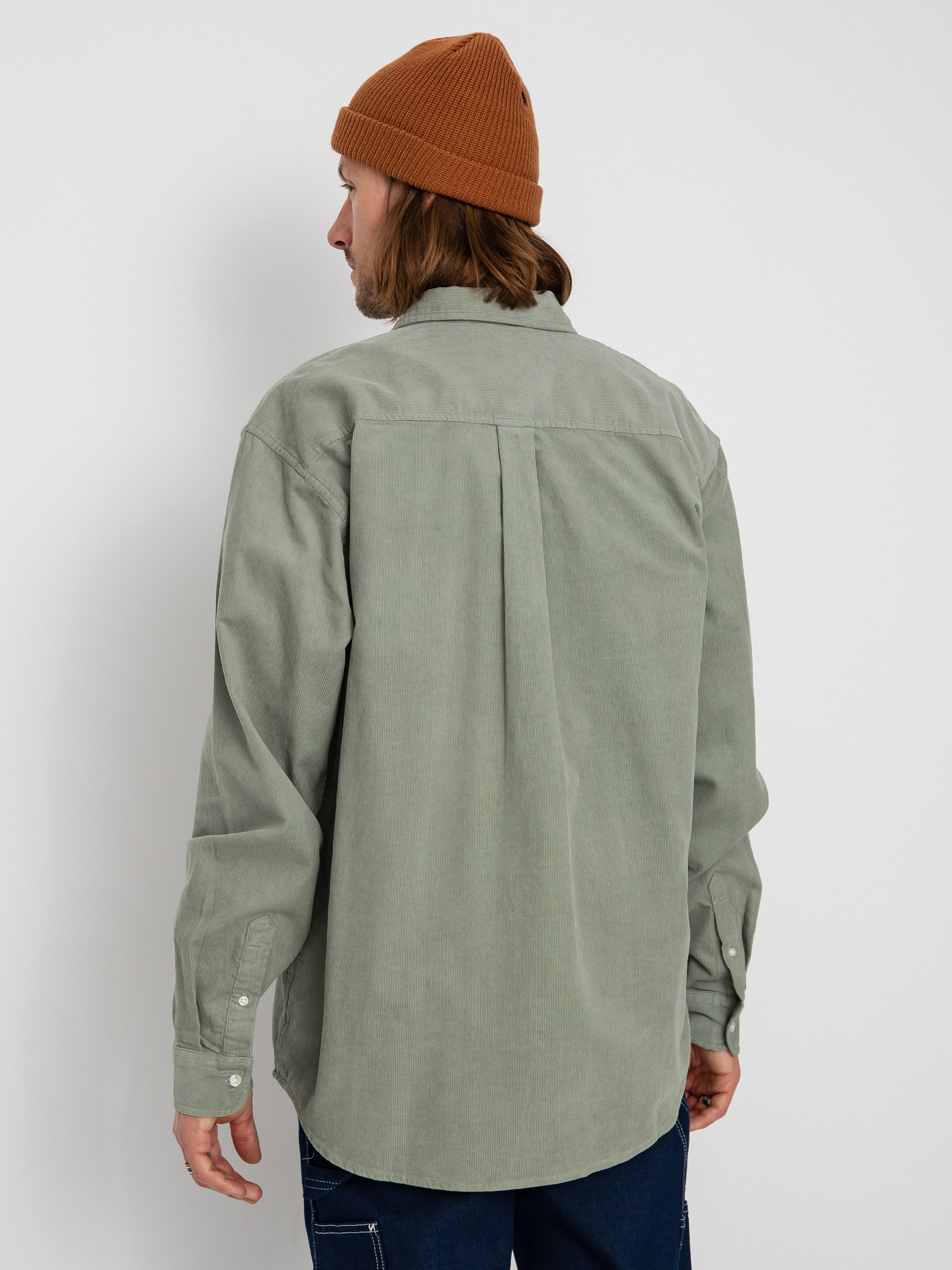 Košeľa Carhartt WIP Madison Fine Cord (yucca/white)