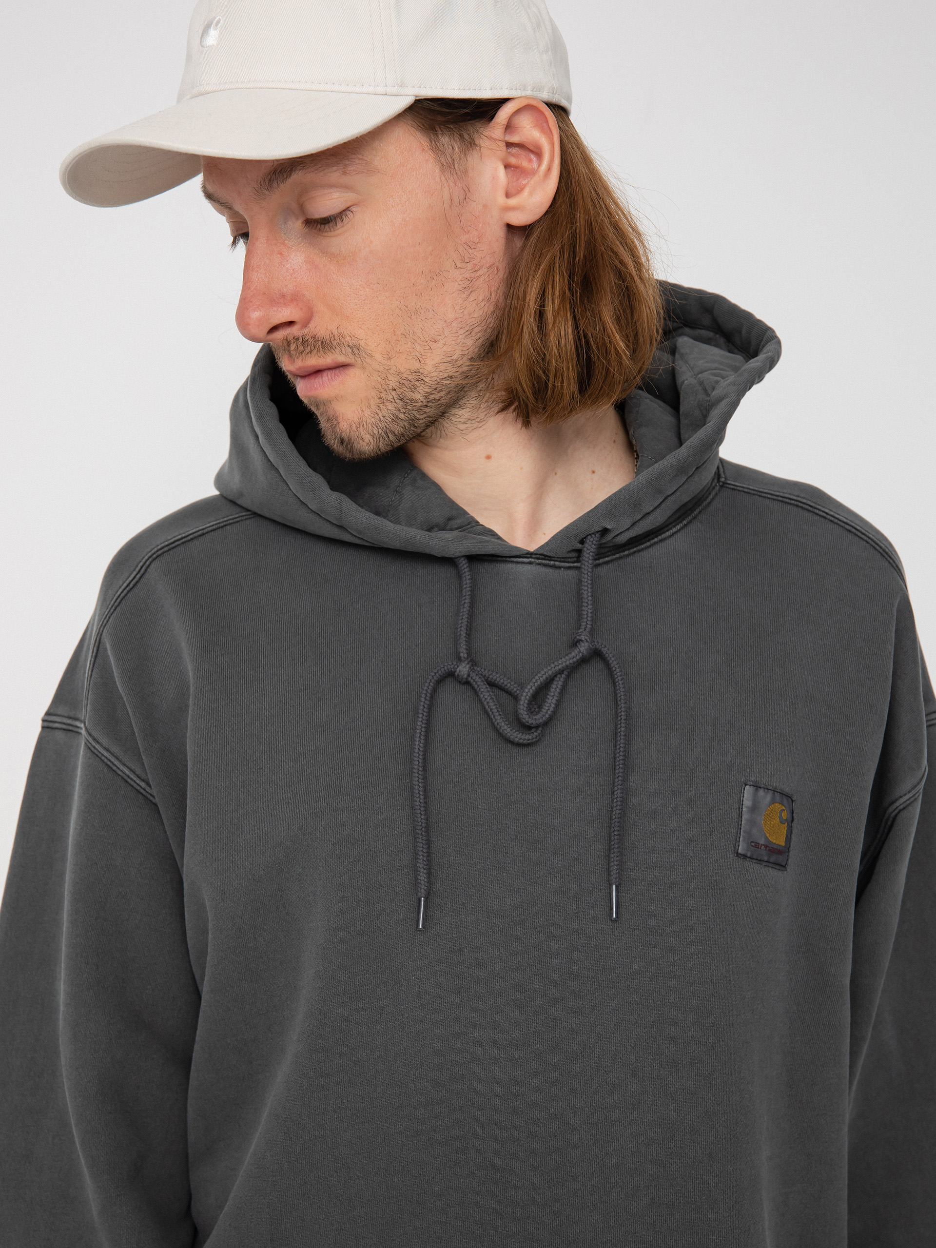Mikina s kapucňou Carhartt WIP Nelson HD (black)