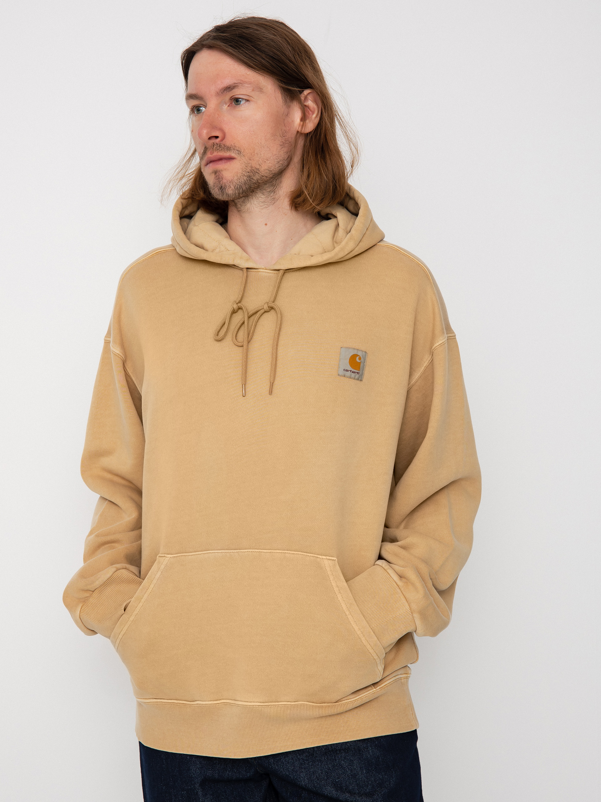 Mikina s kapucňou Carhartt WIP Nelson HD (dusty h brown)