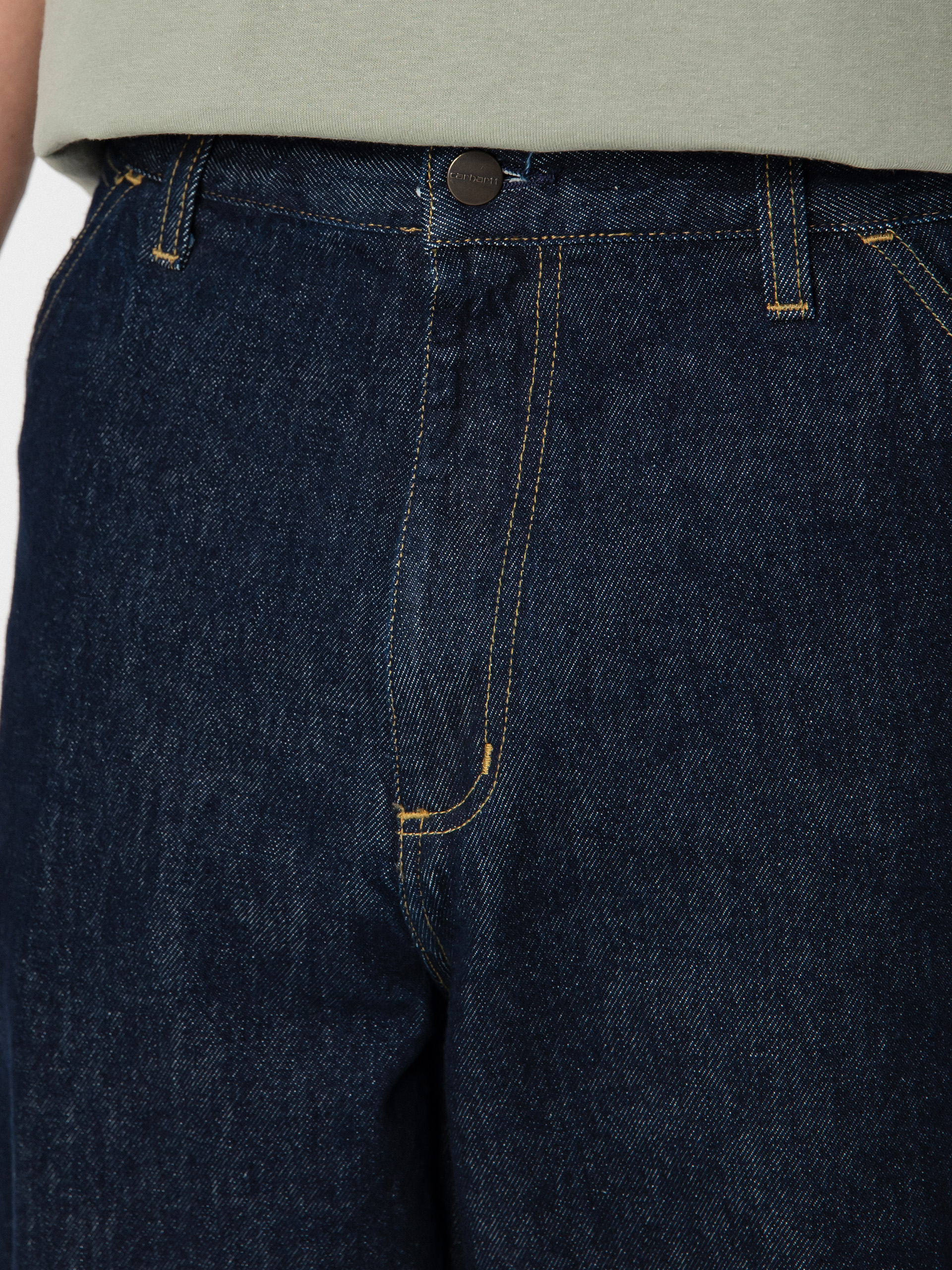 Nohavice Carhartt WIP Single Knee (blue)