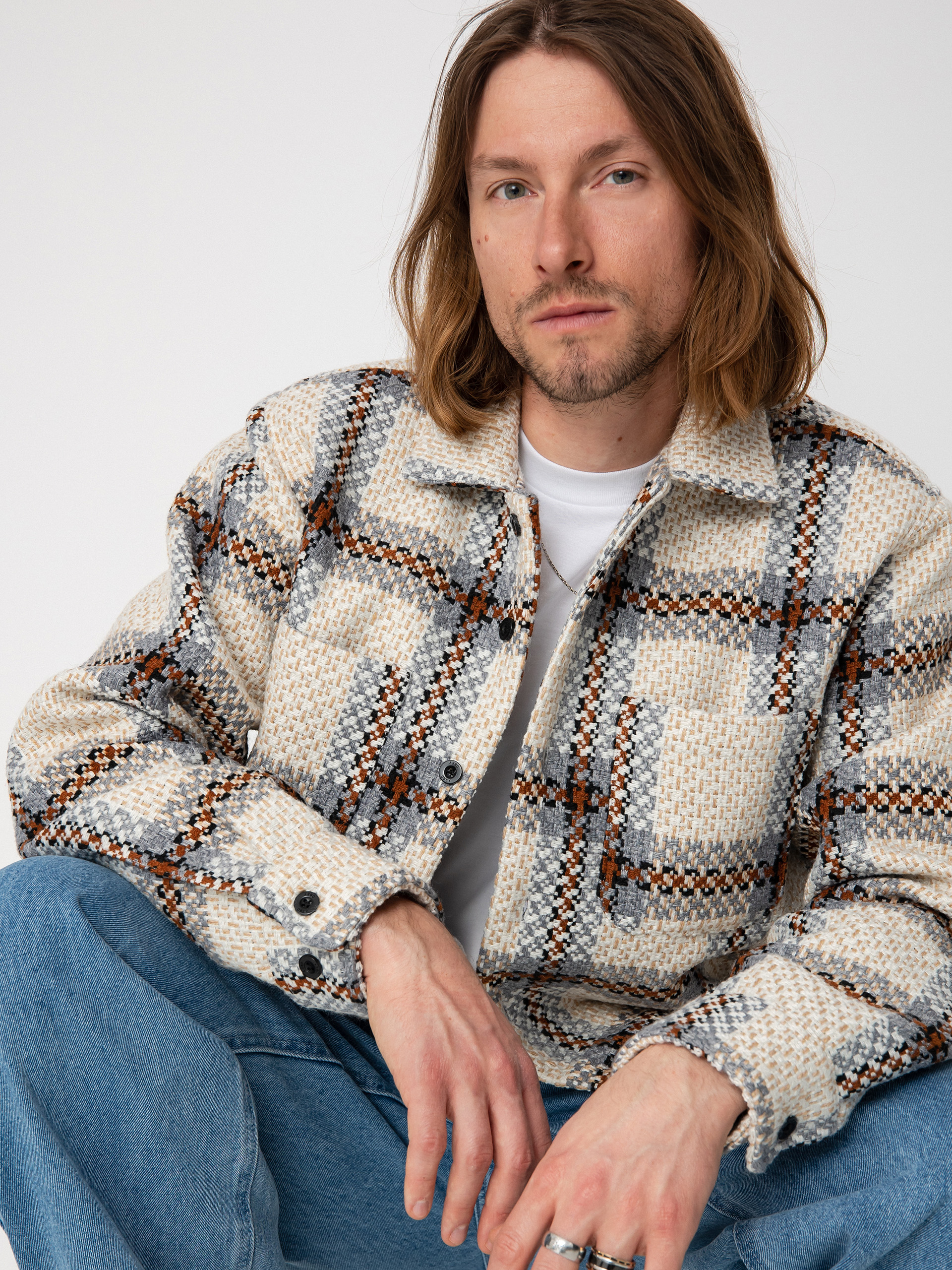 Bunda OBEY District (irish cream multi)