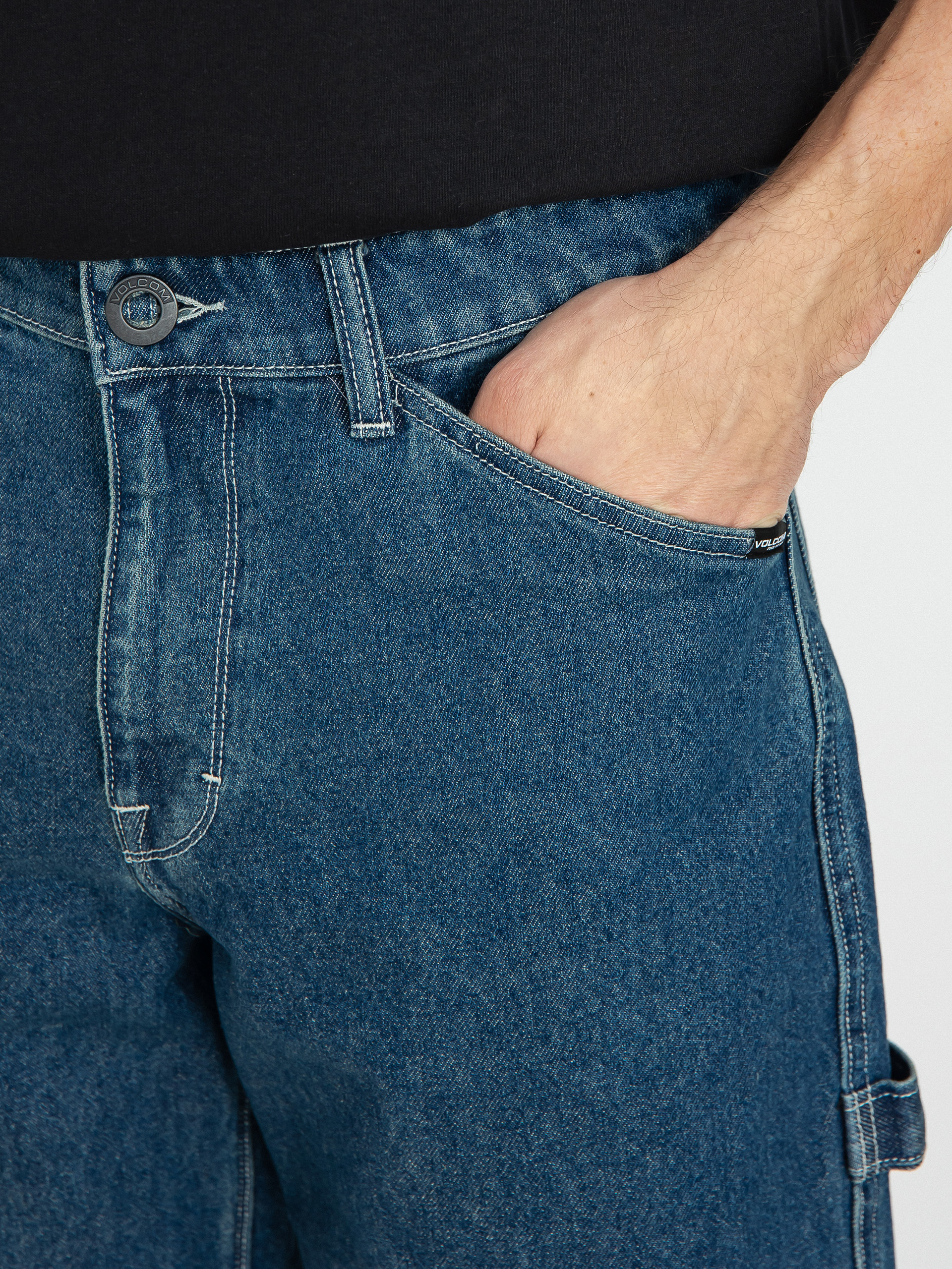 Kraťasy Volcom Labored Denim Utility (indigo ridge wash)