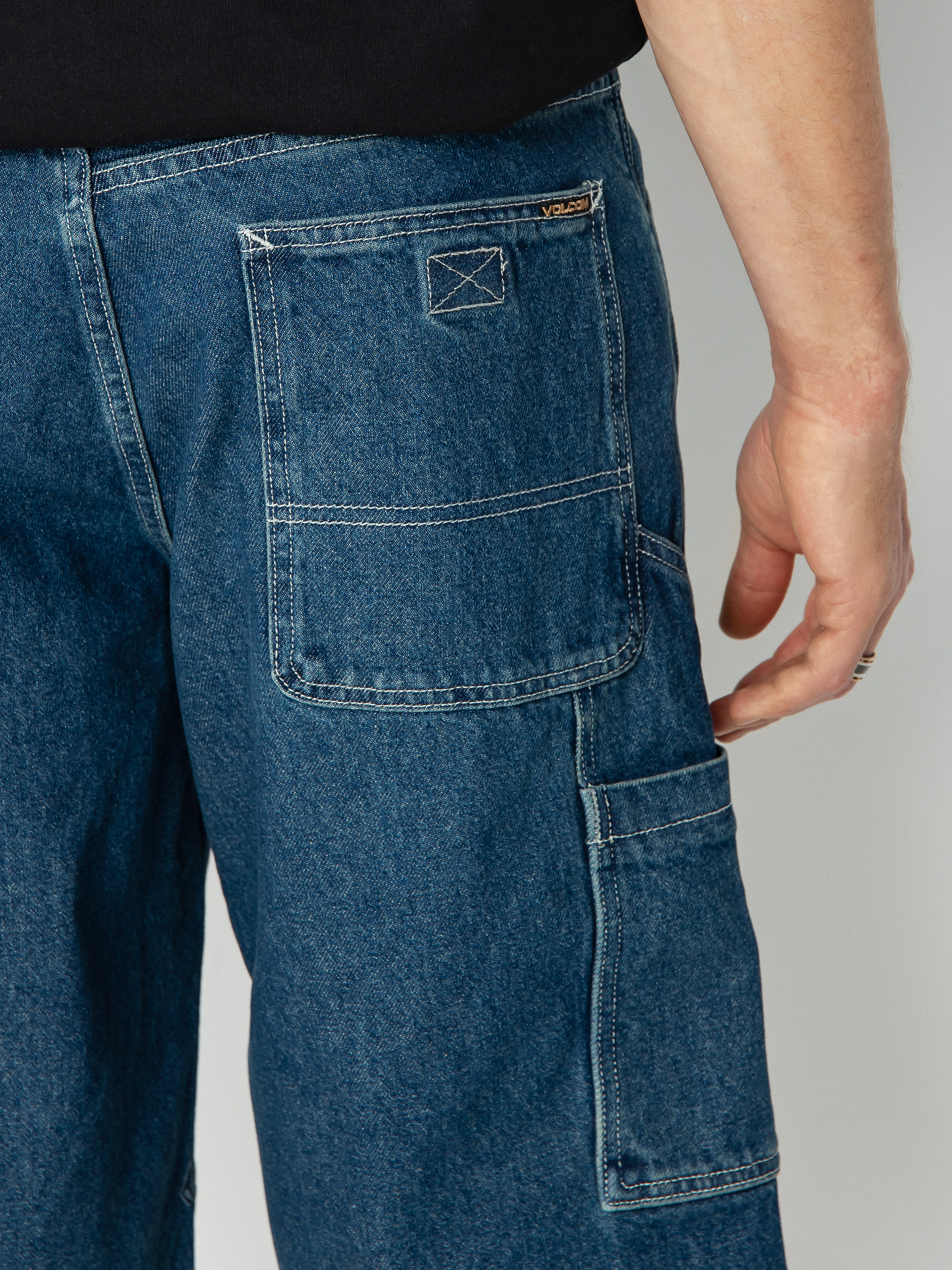 Kraťasy Volcom Labored Denim Utility (indigo ridge wash)