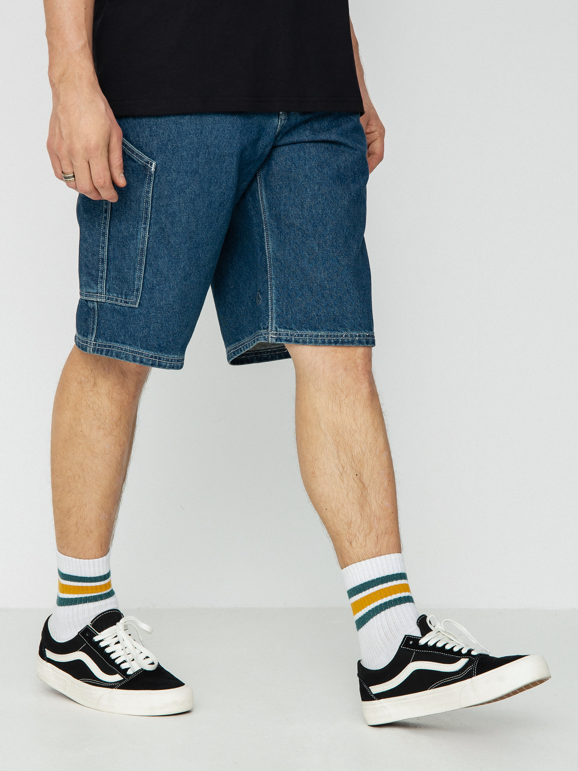 Kraťasy Volcom Labored Denim Utility (indigo ridge wash)