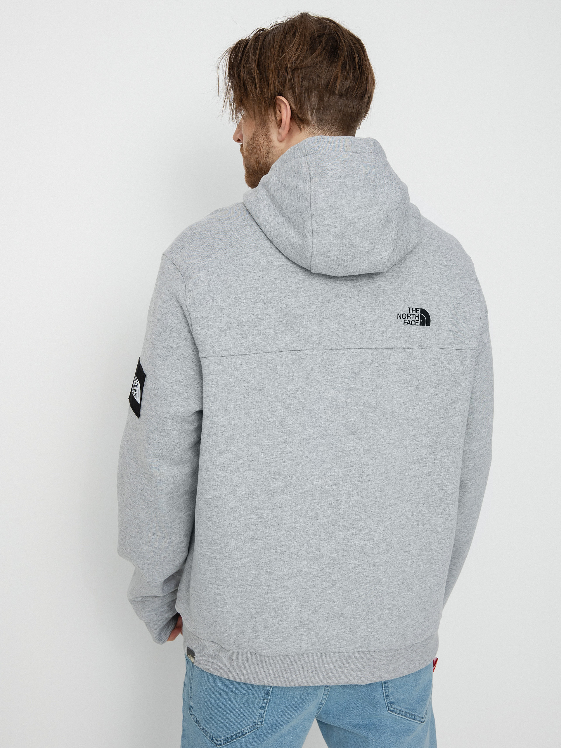 Mikina s kapucňou The North Face Fine Alpine HD (tnf light grey heather/tnf light grey heather)