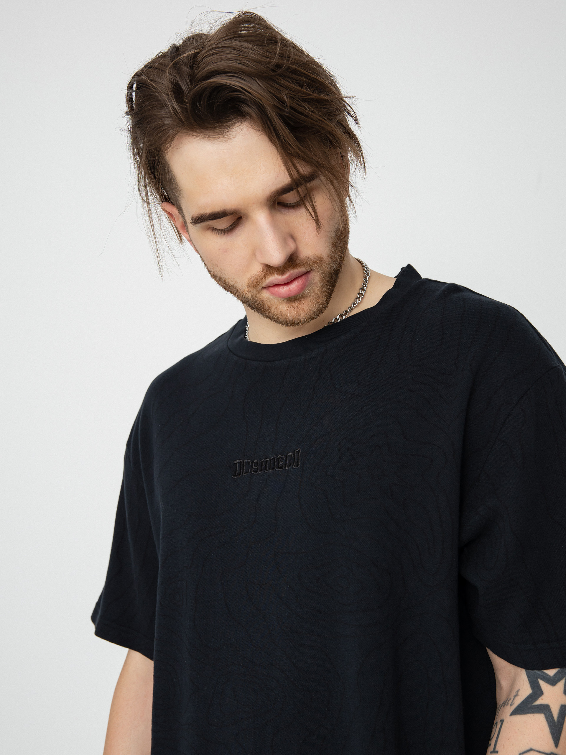 Tričko DC Conceal (black topographic)