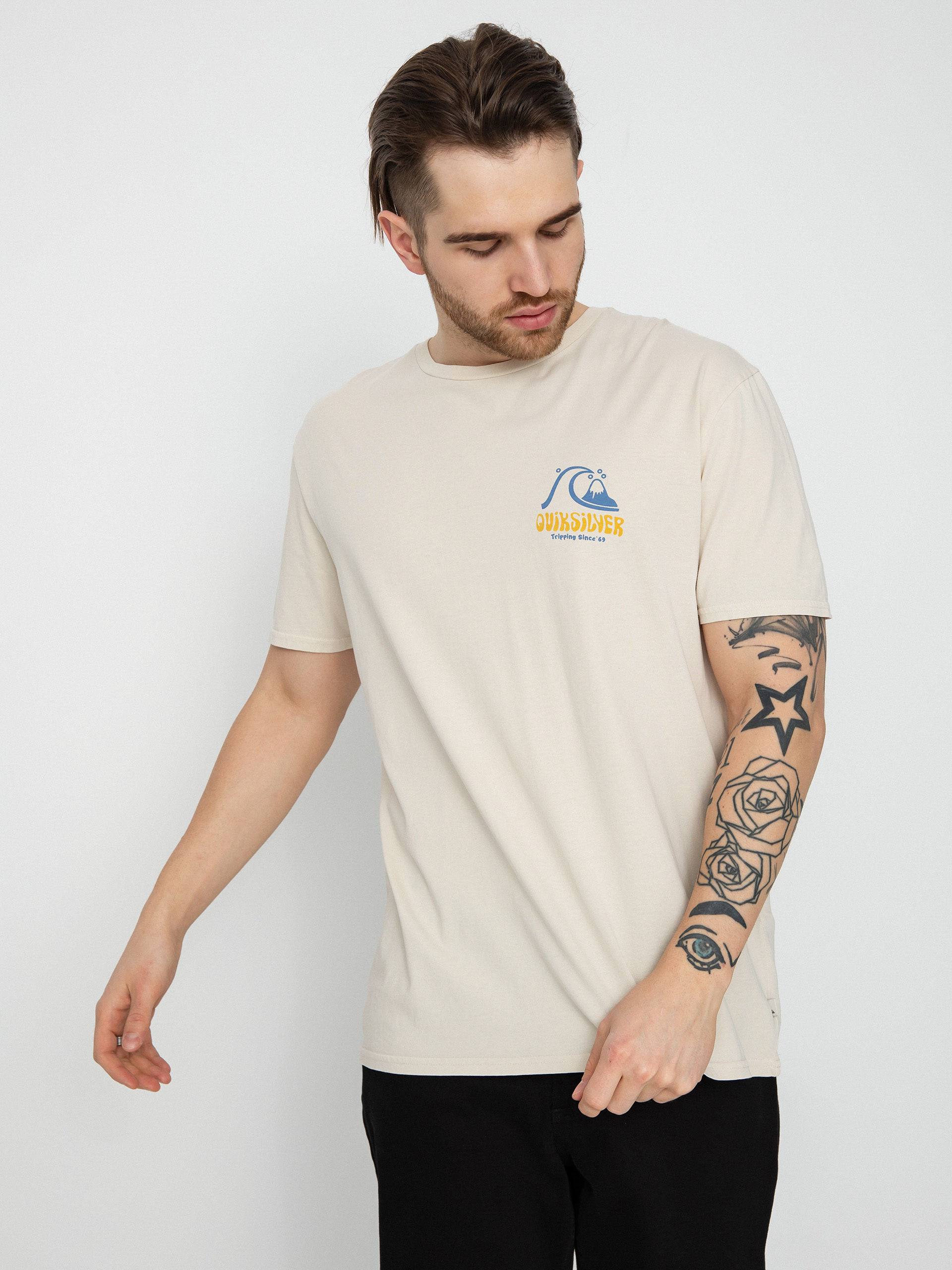 Tričko Quiksilver Arts In Palm (birch)