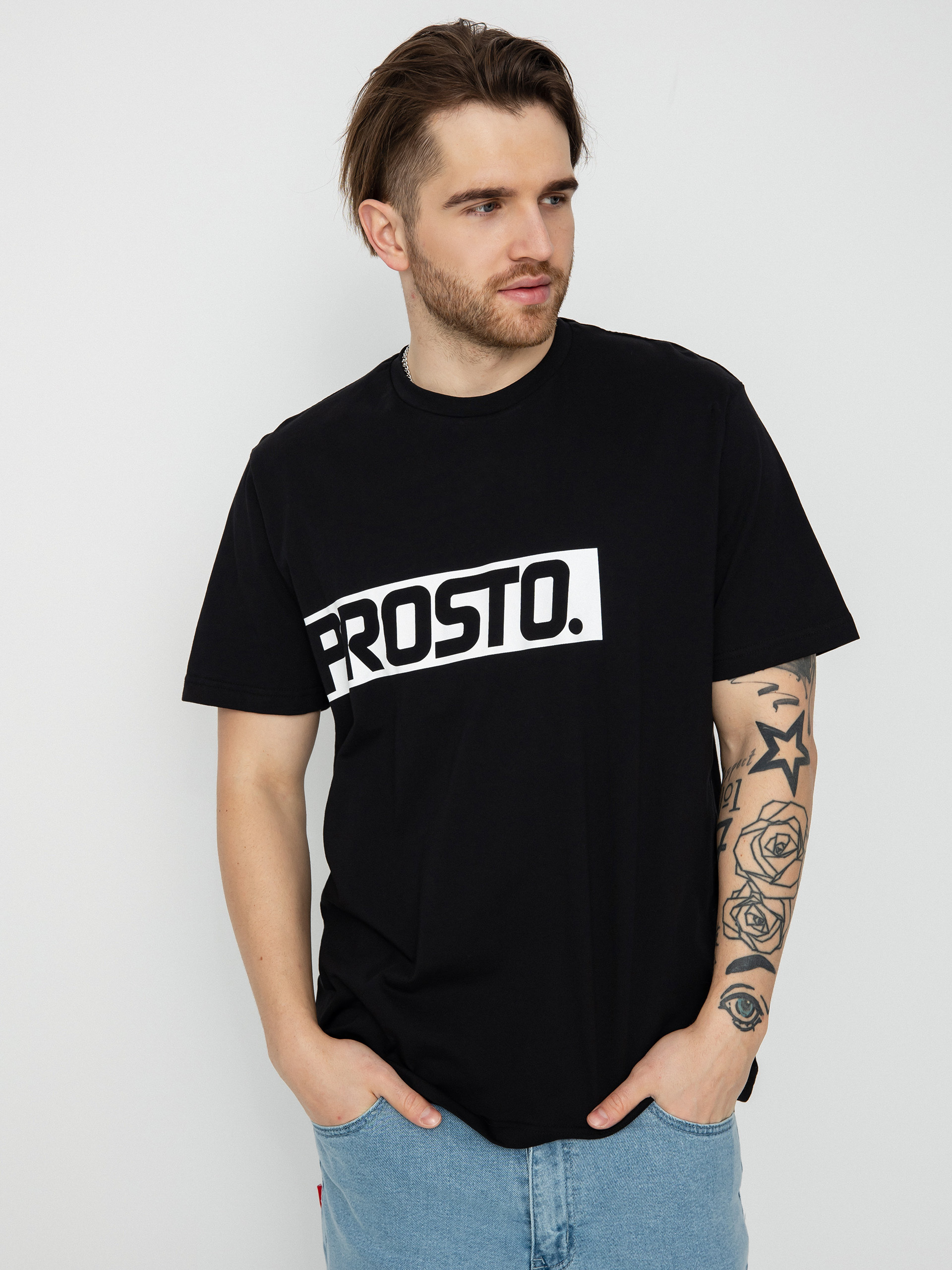 Tričko Prosto Logstri (black)