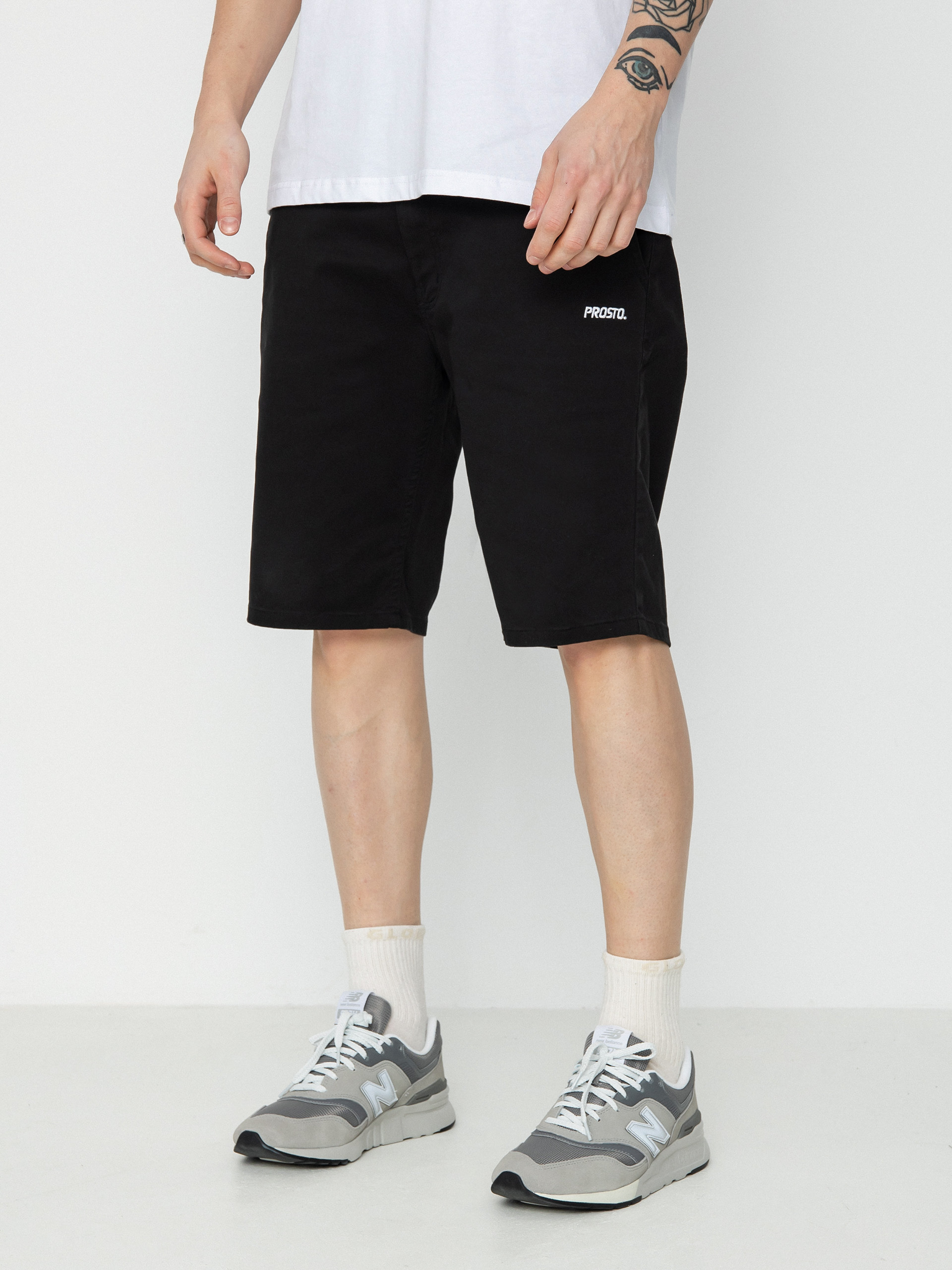 Kraťasy Prosto Chinos Shorts Casual (black)