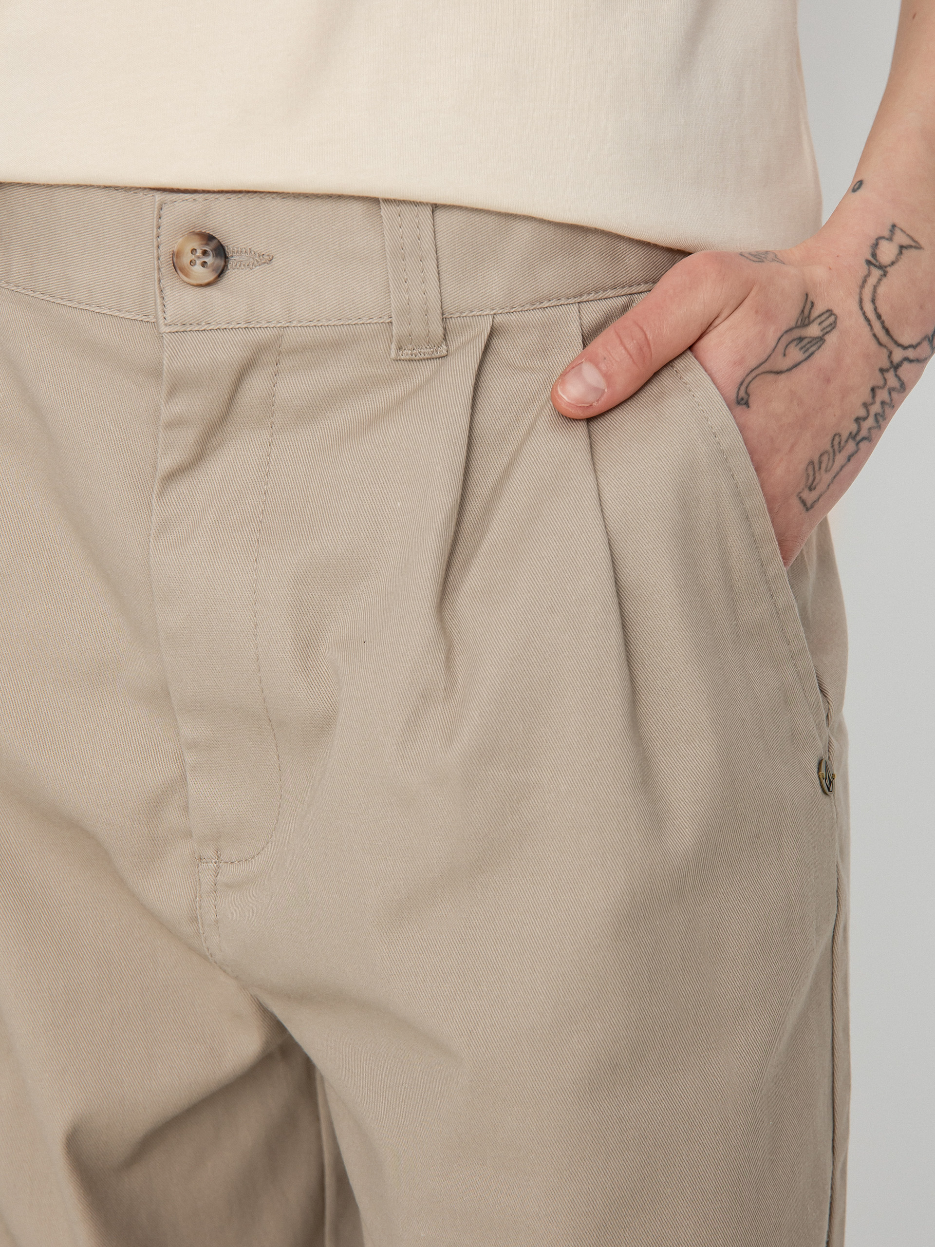 Nohavice Volcom Frochickie Wmn (taupe)