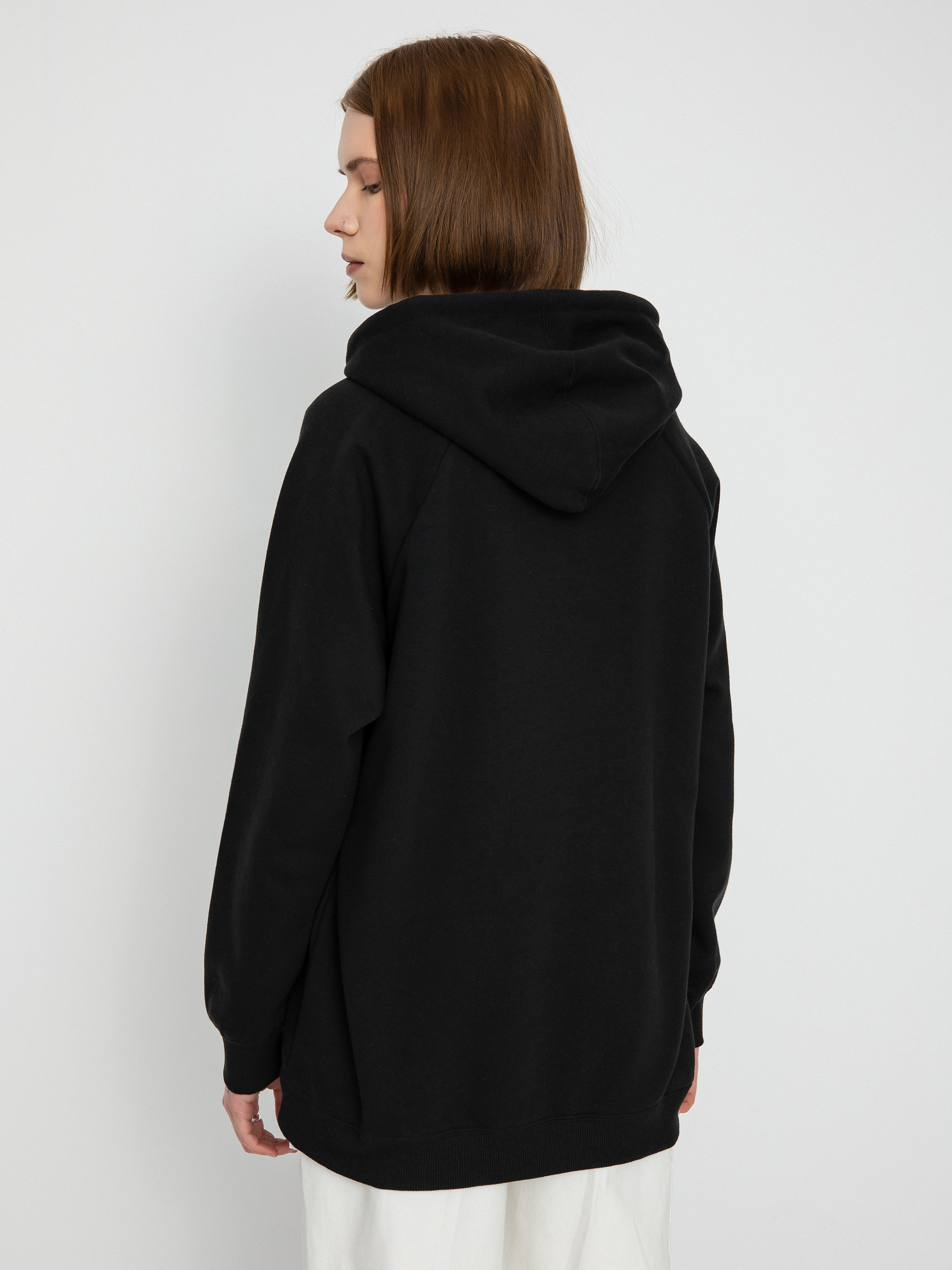 Mikina s kapucňou Volcom Truly Stoked Bf HD Wmn (black)