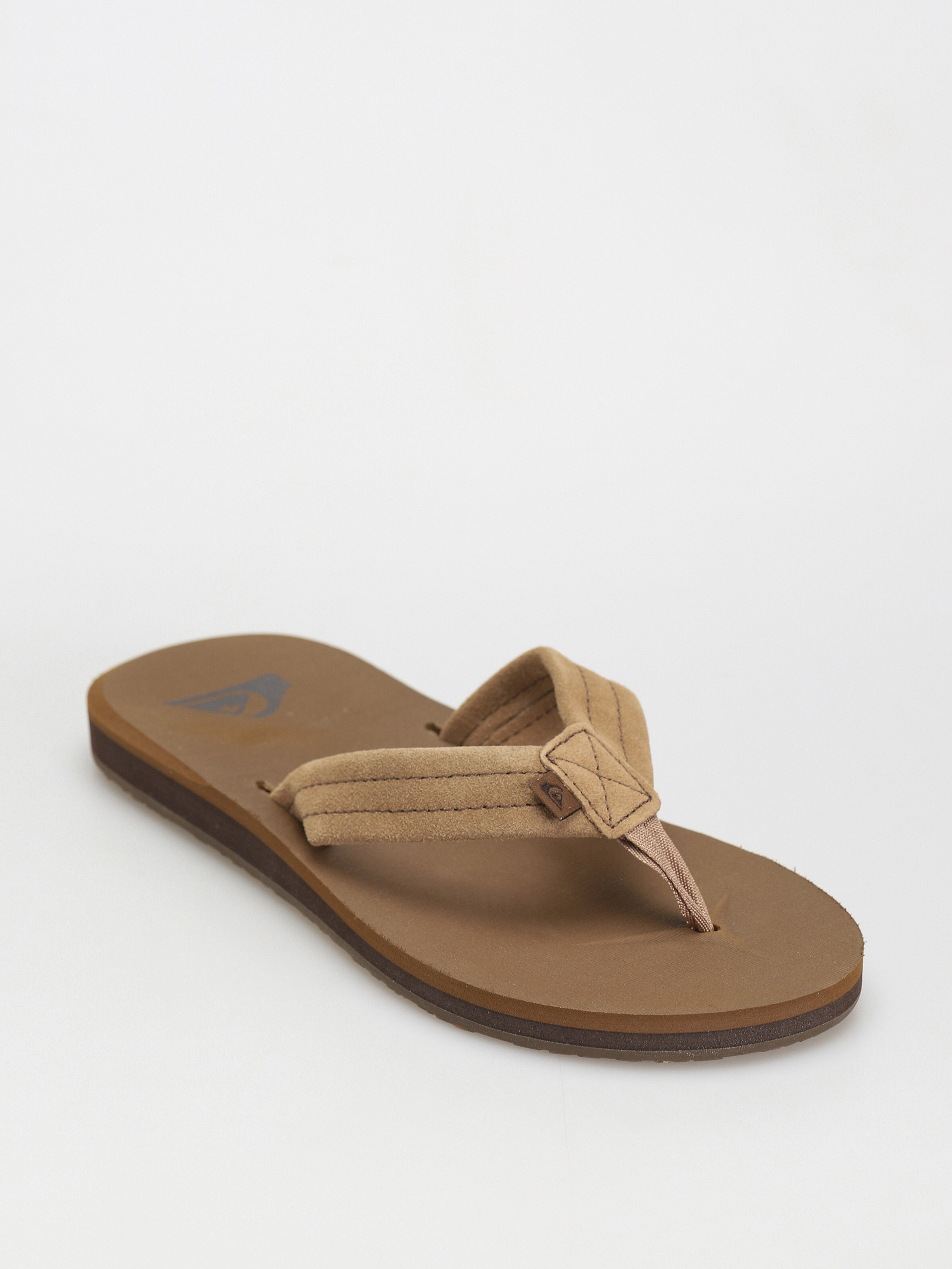 Plážovky Quiksilver Carver Suede Core (tan 1)