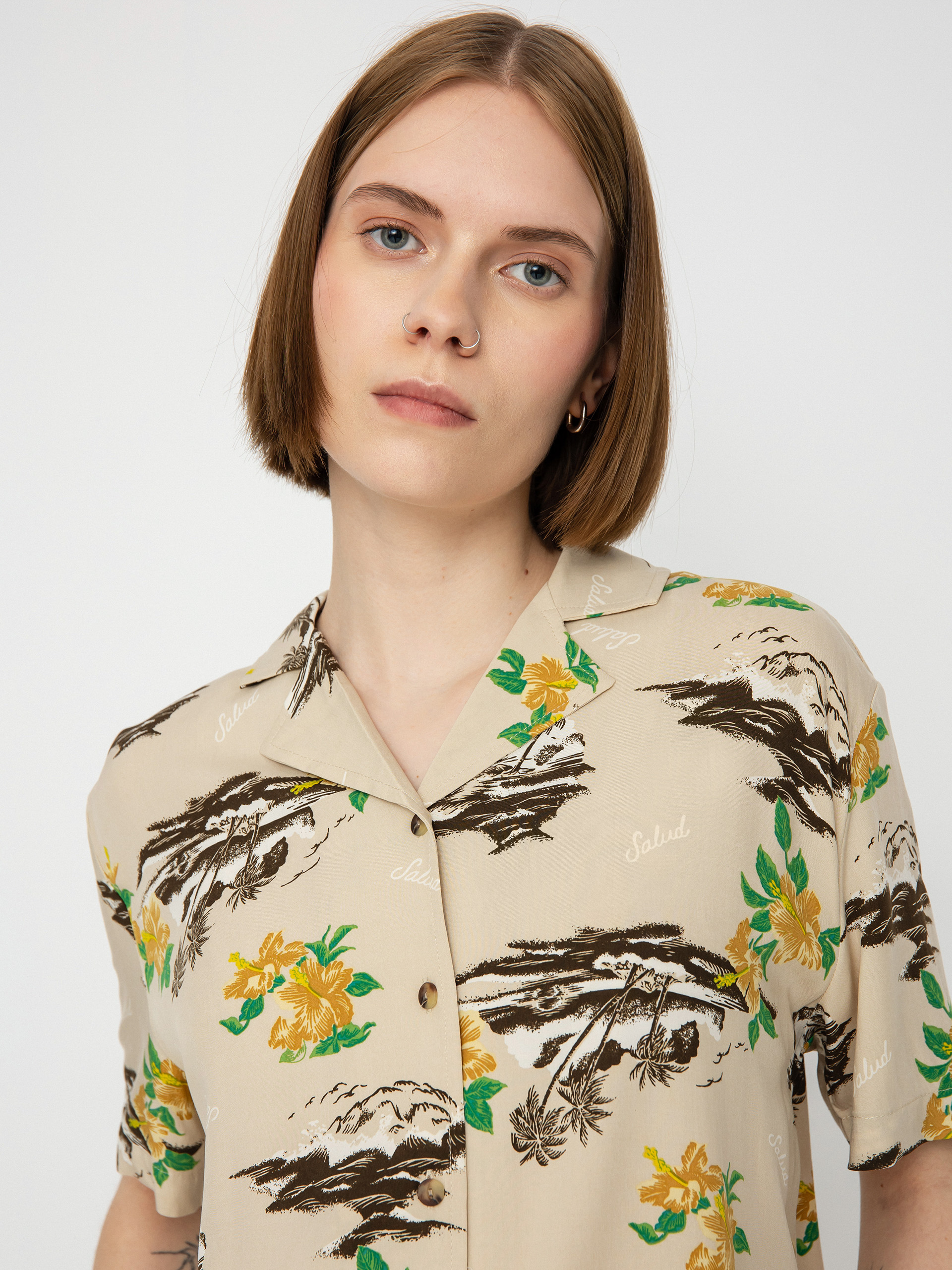 Košeľa Brixton Bunker Paradise Wmn (safari)