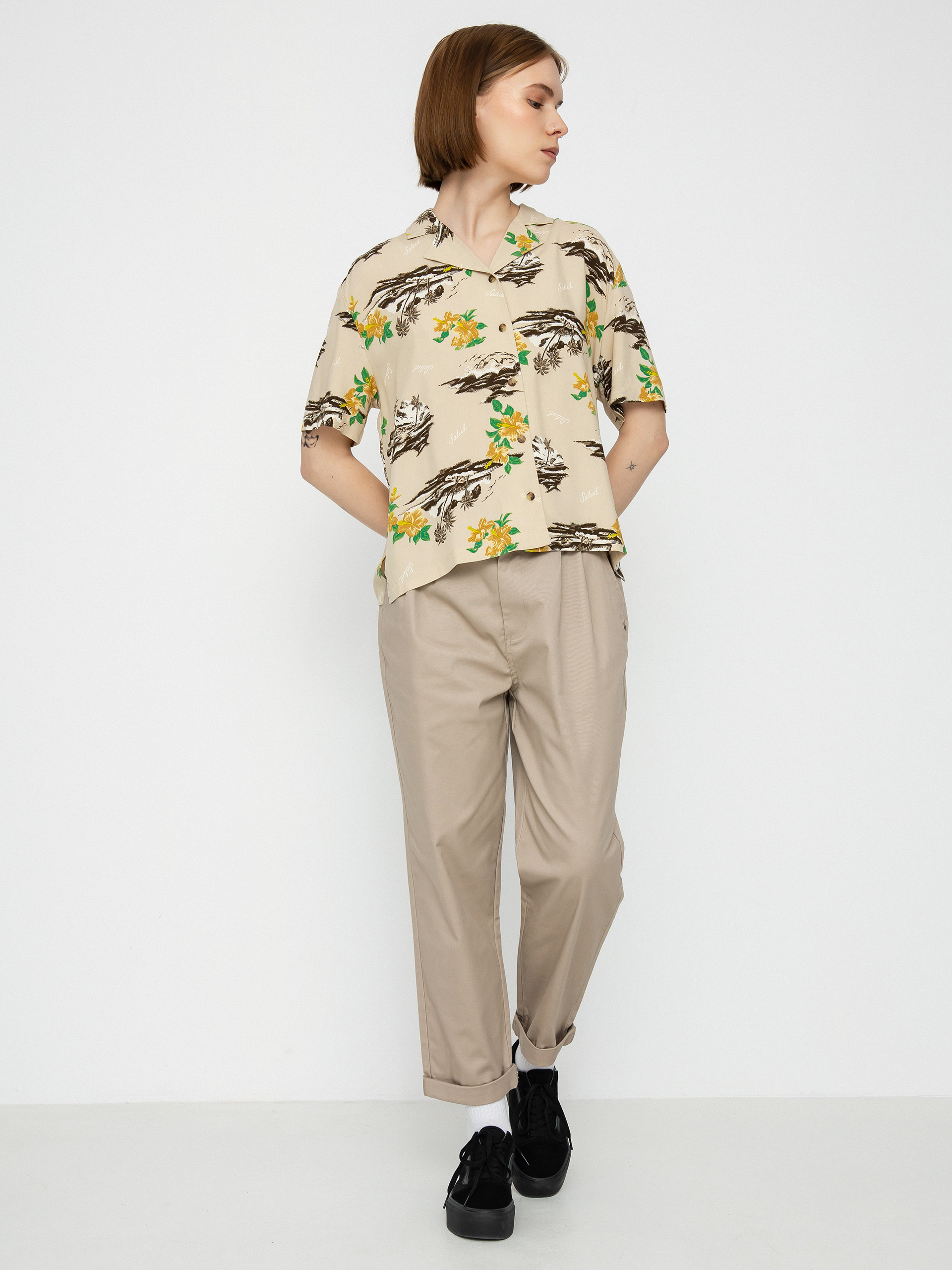 Košeľa Brixton Bunker Paradise Wmn (safari)